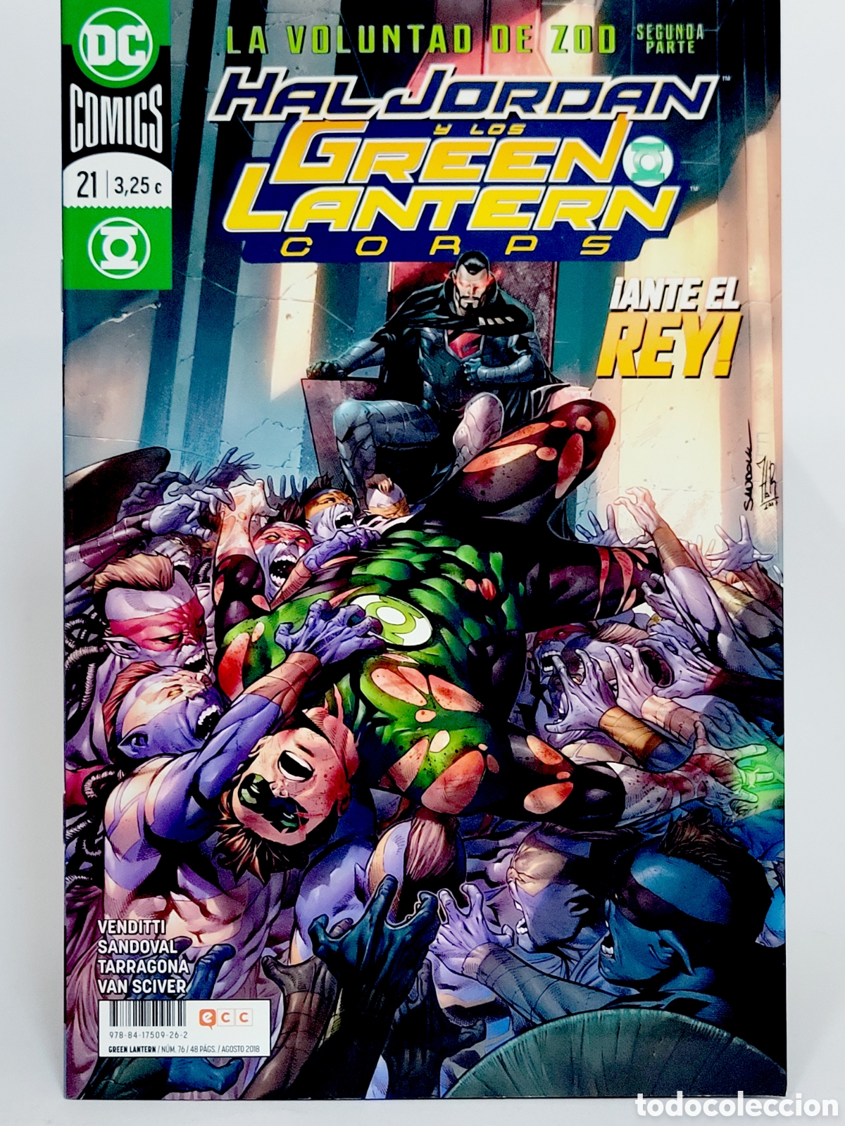 C&oacute;mics: C&Oacute;MIC DE KIOSCO HAL JORDAN GREEN LANTER CORPS 21 DC 76 ECC GRAPA - Foto 1