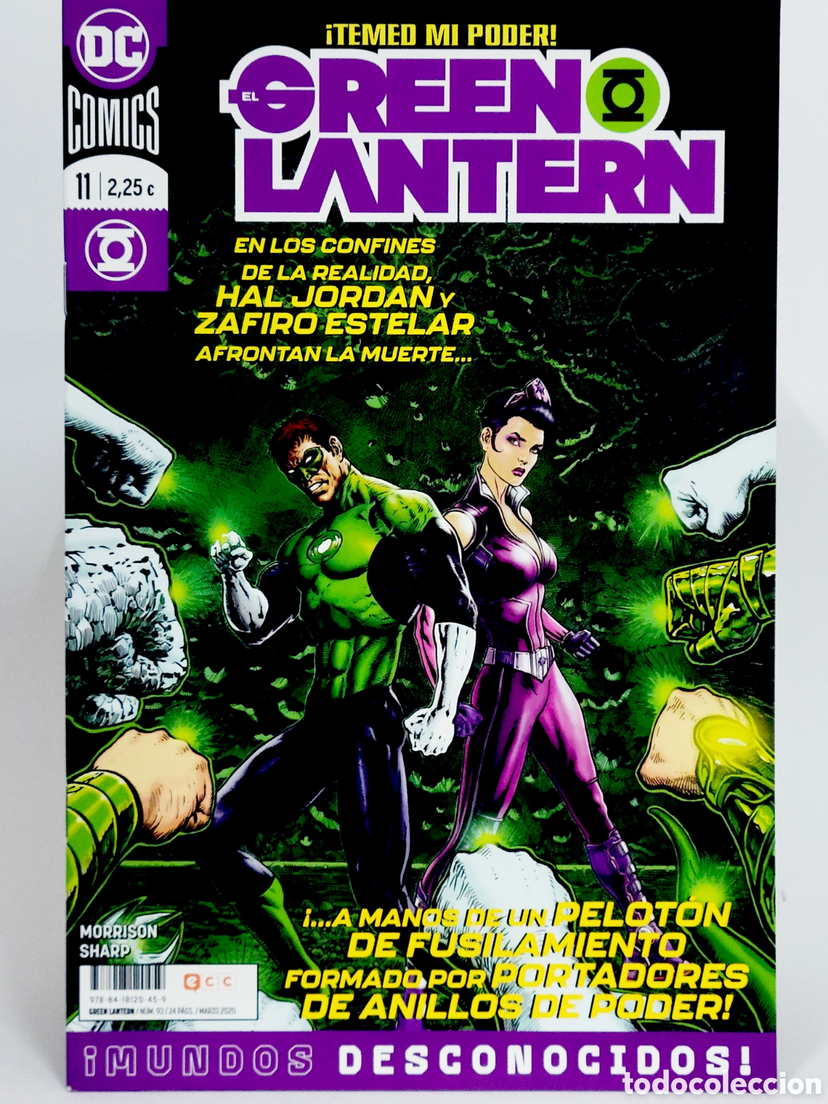 C&oacute;mics: C&Oacute;MIC DE KIOSCO HAL JORDAN GREEN LANTER 11 DC 93 ECC GRAPA - Foto 1