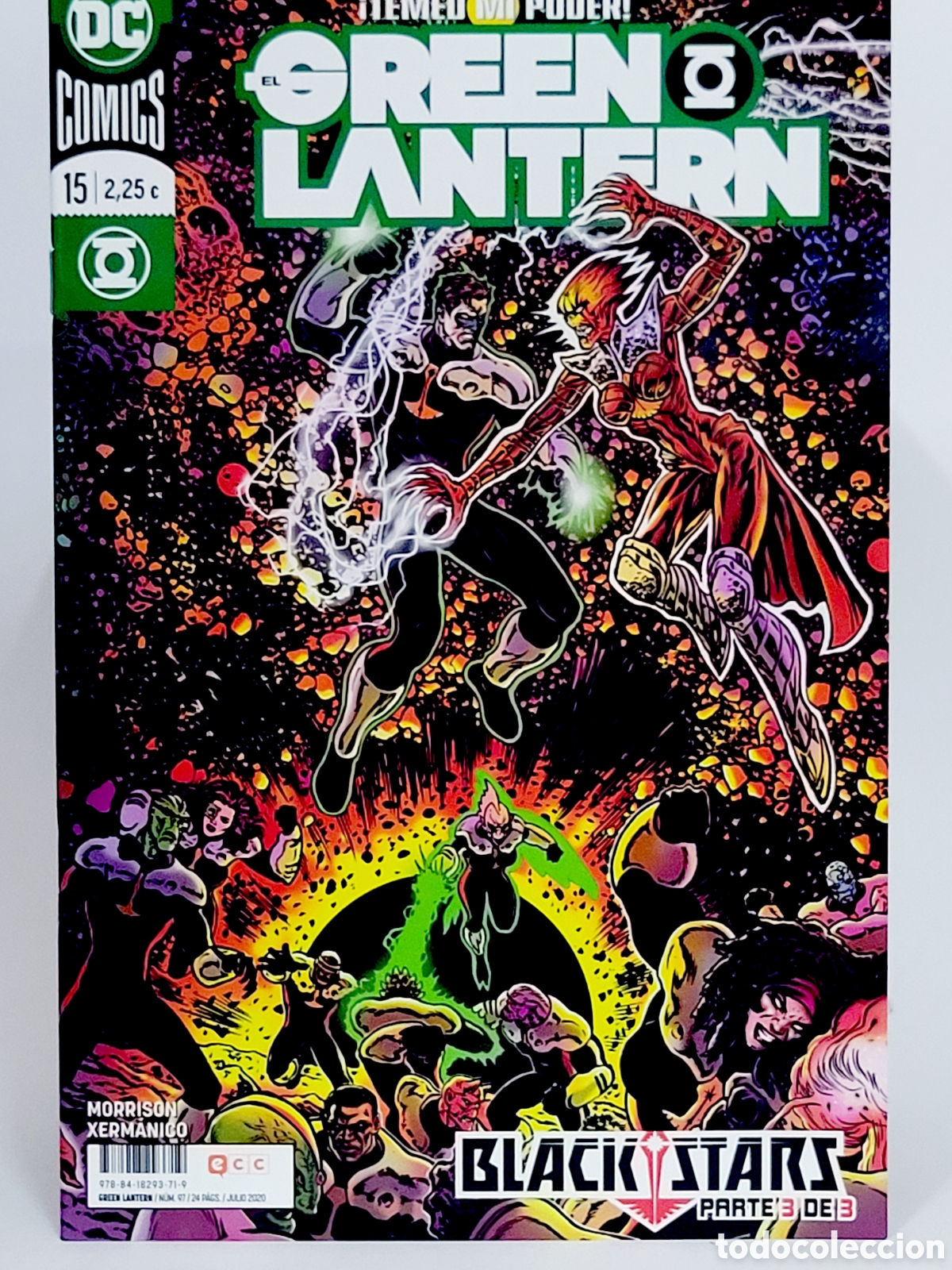 C&oacute;mics: C&Oacute;MIC DE KIOSCO HAL JORDAN GREEN LANTER 15 DC 97 ECC GRAPA - Foto 1