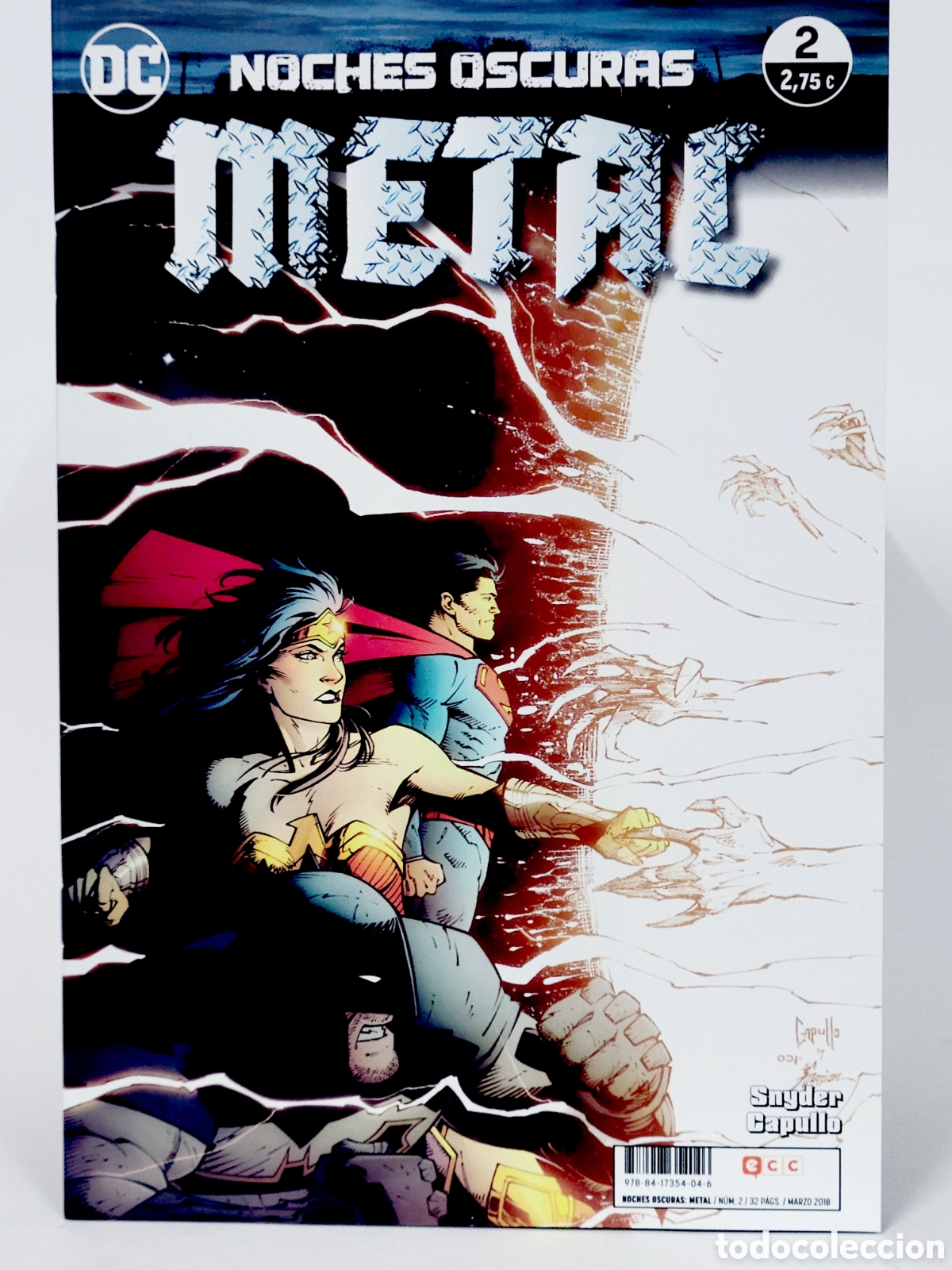C&oacute;mics: C&Oacute;MIC DE KIOSCO NOCHES OSCURAS METAL 2 DC ECC GRAPA - Foto 1