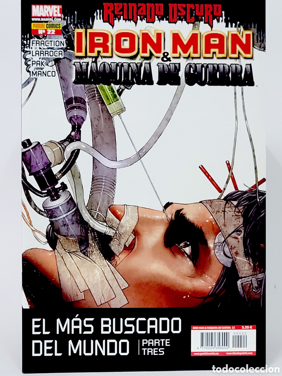 Comics: C&Oacute;MIC DE KIOSCO REINADO OSCURO IRON MAN M&Aacute;QUINA DE GUERRA 22 PANINI MARVEL GRAPA