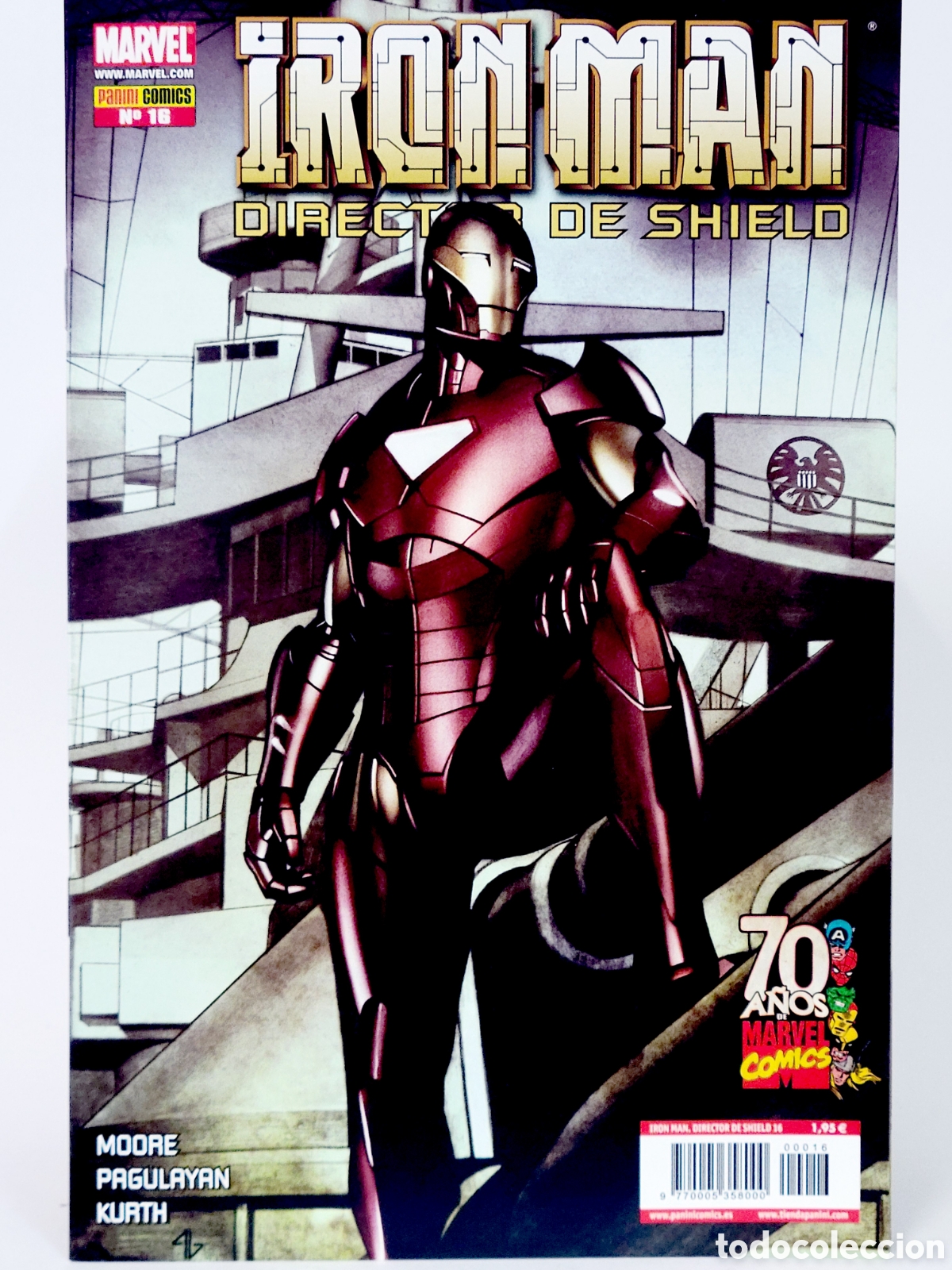 C&oacute;mics: C&Oacute;MIC DE KIOSCO REINADO OSCURO IRON MAN DIRECTOR DE SHIELD 16 PANINI MARVEL GRAPA
