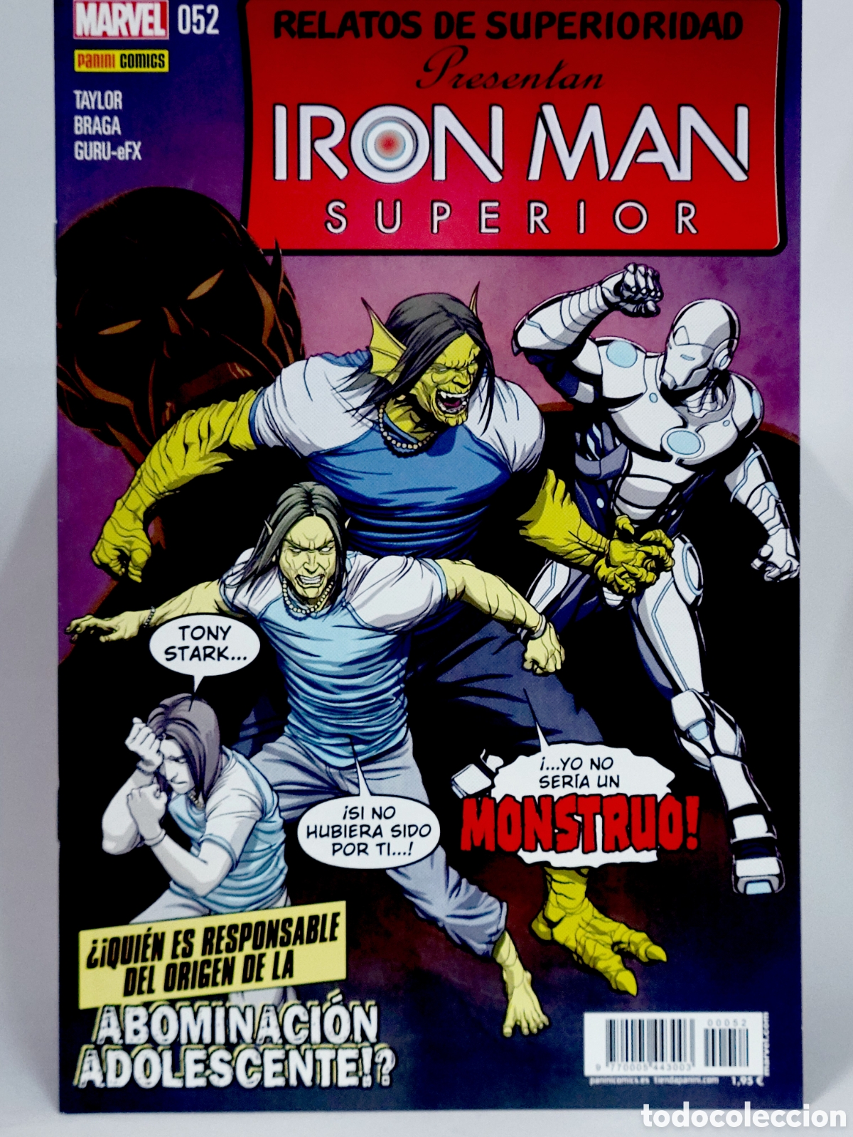 Comics: C&Oacute;MIC DE KIOSCO REINADO OSCURO IRON MAN 52 SUPERIOR VOL.2 PANINI MARVEL VOLUMEN GRAPA