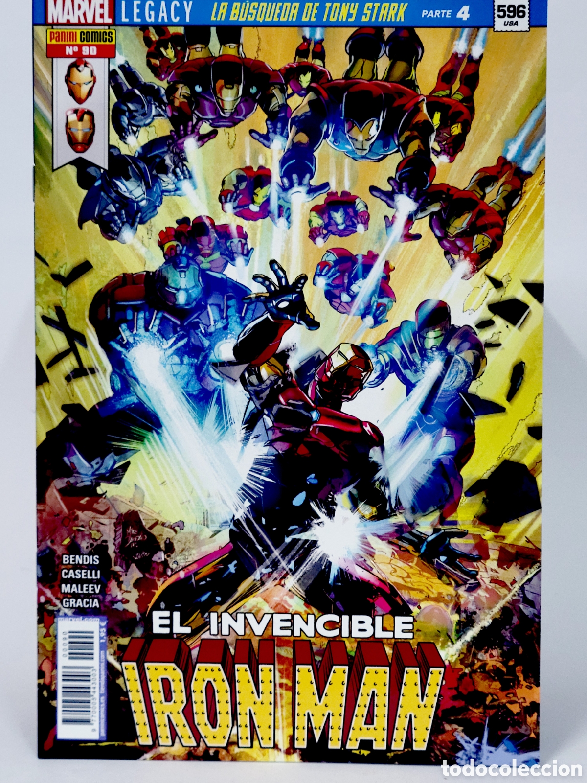 C&oacute;mics: C&Oacute;MIC DE KIOSCO EL INVENCIBLE IRON MAN 90 VOL.2 PANINI MARVEL VOLUMEN GRAPA