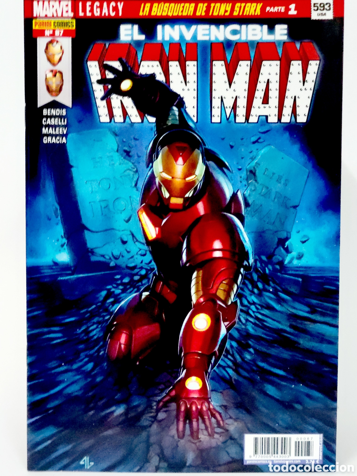 C&oacute;mics: C&Oacute;MIC DE KIOSCO EL INVENCIBLE IRON MAN 87 VOL.2 PANINI MARVEL VOLUMEN GRAPA