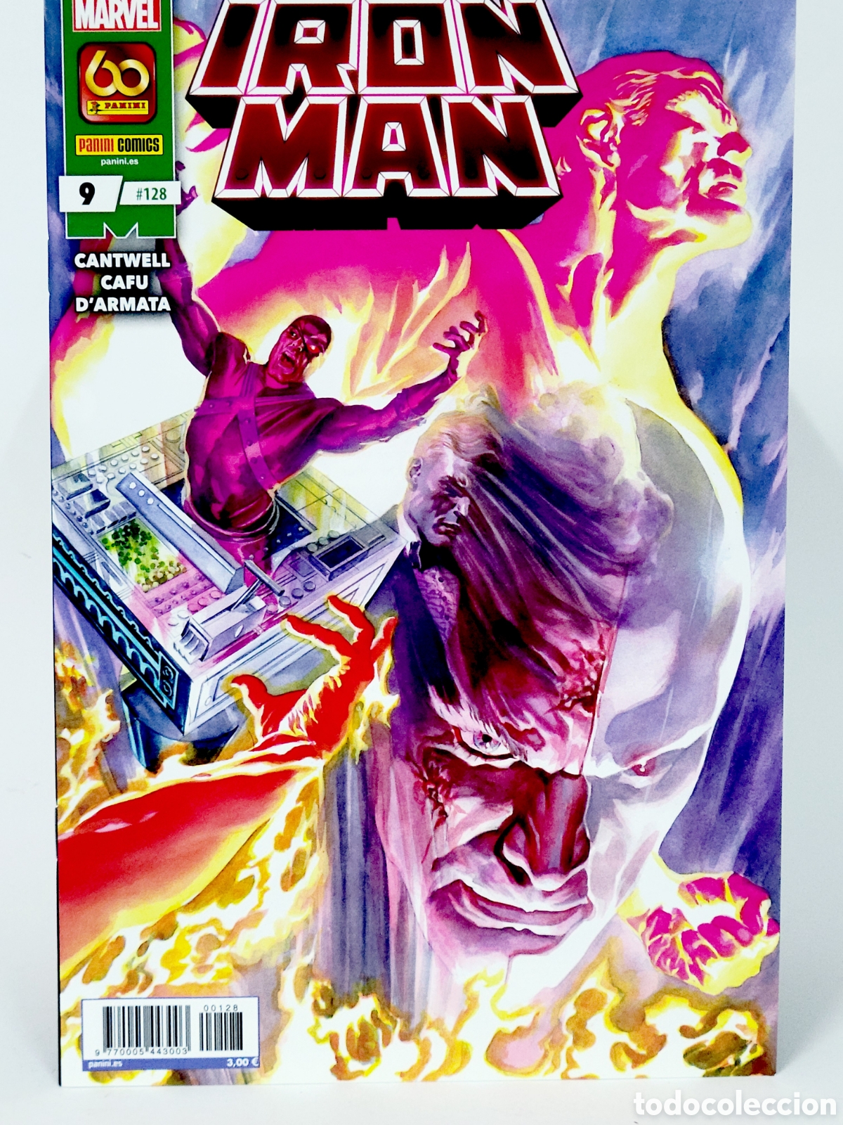 C&oacute;mics: C&Oacute;MIC DE KIOSCO EL INVENCIBLE IRON MAN 128 VOL.2 PANINI 9 MARVEL VOLUMEN GRAPA