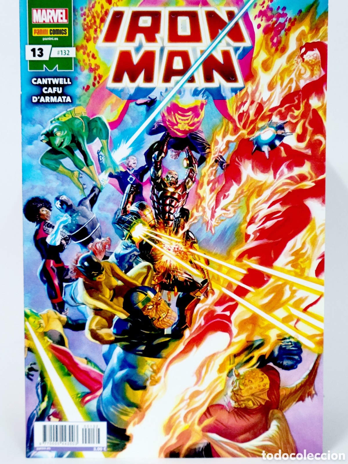 C&oacute;mics: C&Oacute;MIC DE KIOSCO TONY STARK EL INVENCIBLE IRON MAN 132 VOL.2 PANINI 13 MARVEL VOLUMEN GRAPA