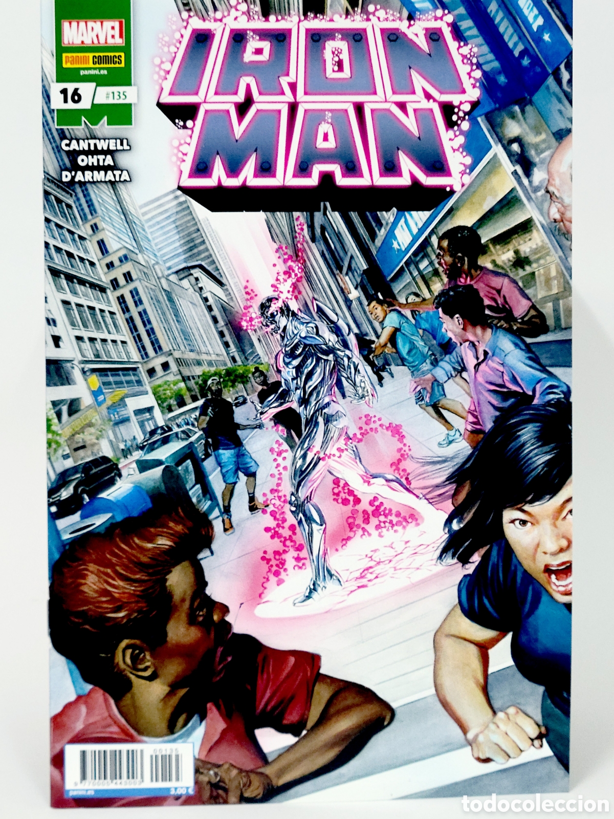 C&oacute;mics: C&Oacute;MIC DE KIOSCO TONY STARK EL INVENCIBLE IRON MAN 135 VOL.2 PANINI 16 MARVEL VOLUMEN GRAPA