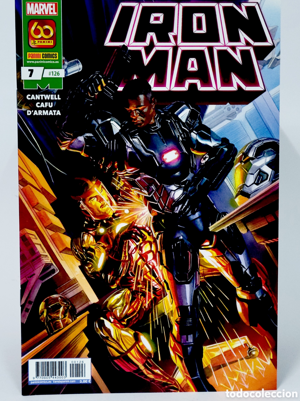 C&oacute;mics: C&Oacute;MIC DE KIOSCO TONY STARK EL INVENCIBLE IRON MAN 126 VOL.2 PANINI 7 MARVEL VOLUMEN GRAPA