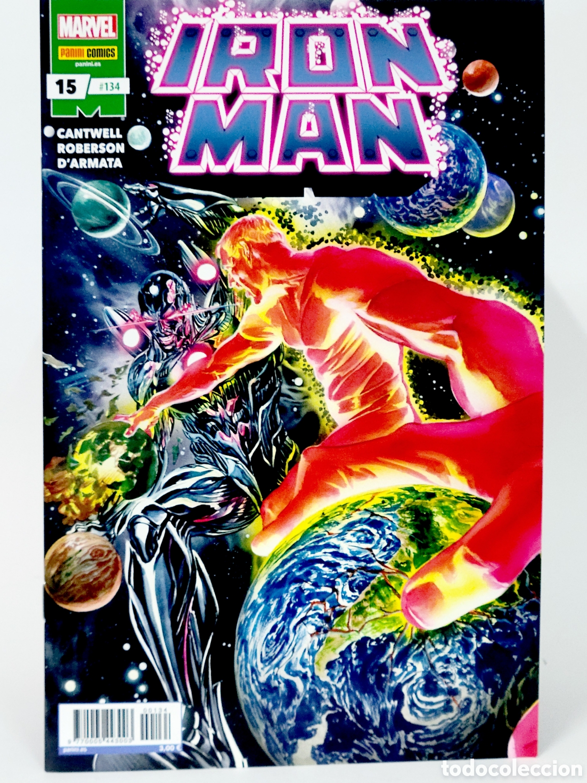 C&oacute;mics: C&Oacute;MIC DE KIOSCO TONY STARK EL INVENCIBLE IRON MAN 134 VOL.2 PANINI 15 MARVEL VOLUMEN GRAPA