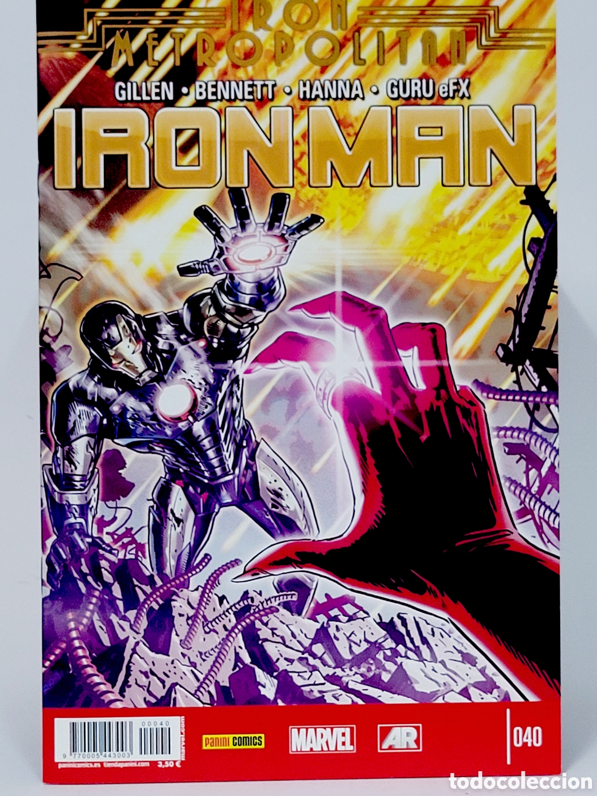 C&oacute;mics: C&Oacute;MIC EL INVENCIBLE IRON MAN 40 VOL.2 PANINI MARVEL VOLUMEN GRAPA