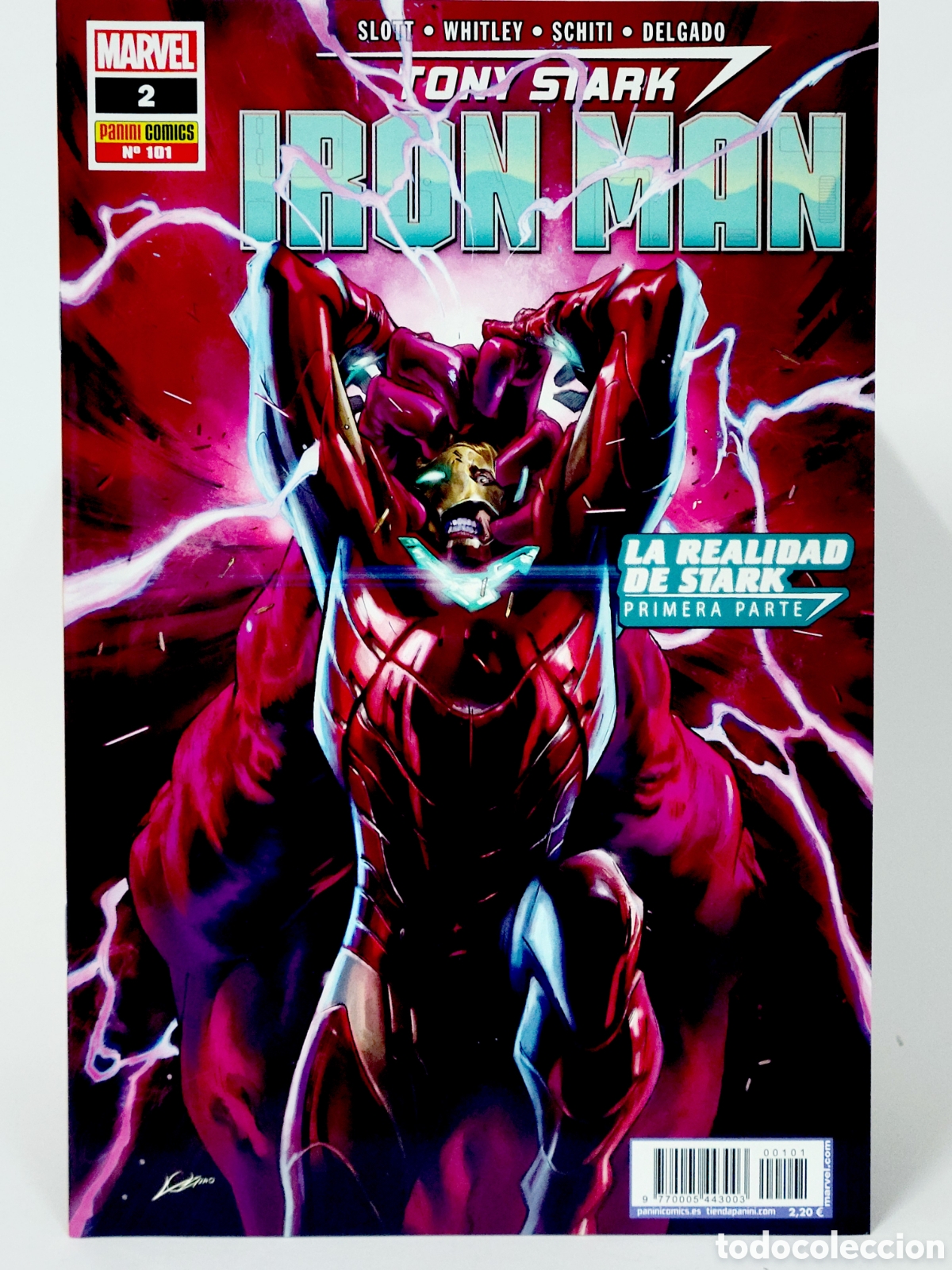 Comics: C&Oacute;MIC DE KIOSCO TONY STARK EL INVENCIBLE IRON MAN 101 VOL.2 PANINI MARVEL VOLUMEN 2 GRAPA