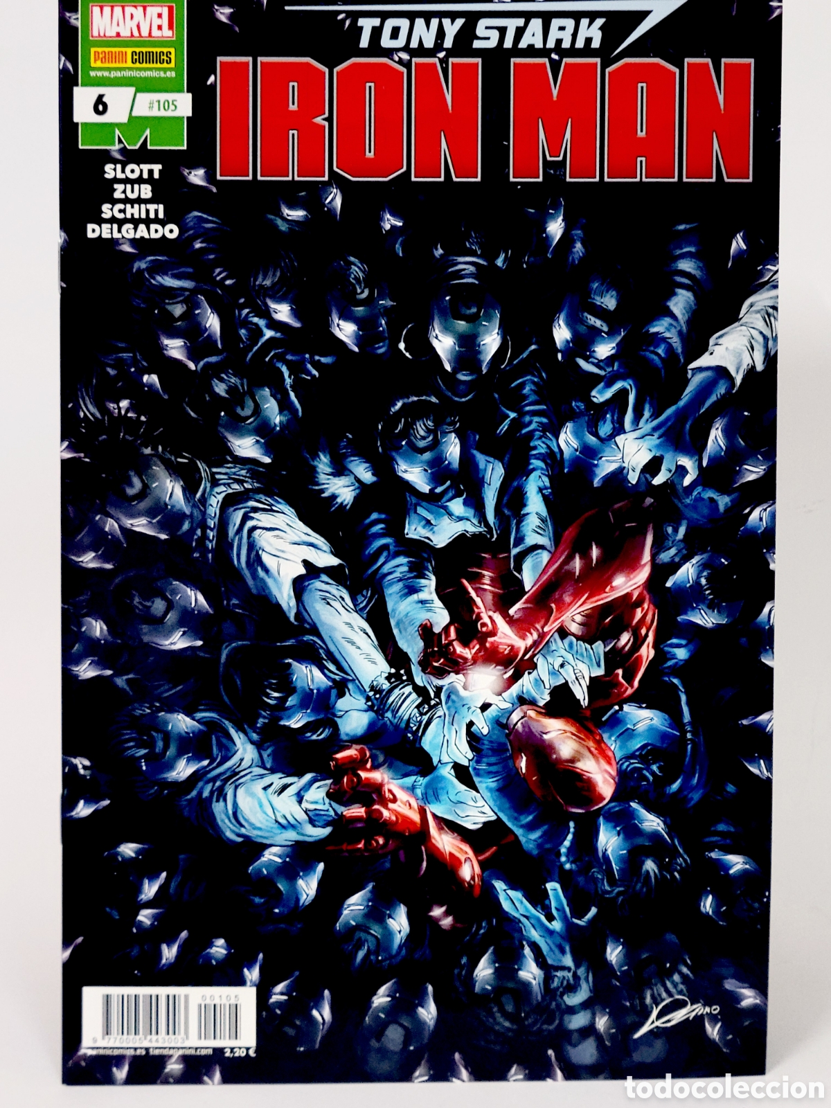 C&oacute;mics: C&Oacute;MIC DE KIOSCO TONY STARK EL INVENCIBLE IRON MAN 105 VOL.2 PANINI MARVEL 6 VOLUMEN GRAPA
