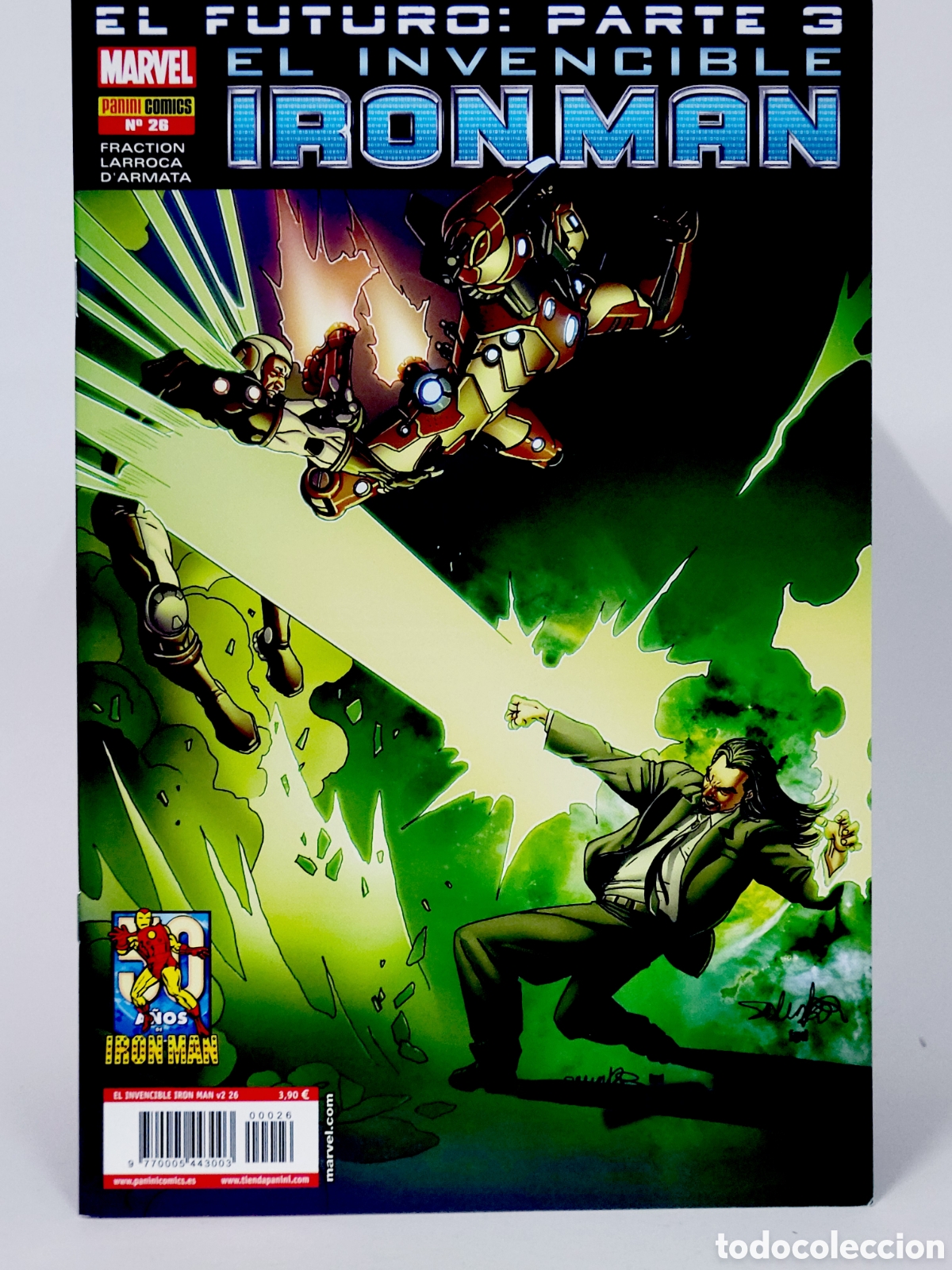 C&oacute;mics: C&Oacute;MIC DE KIOSCO EL INVENCIBLE IRON MAN 26 VOL.2 PANINI MARVEL VOLUMEN GRAPA - Foto 1