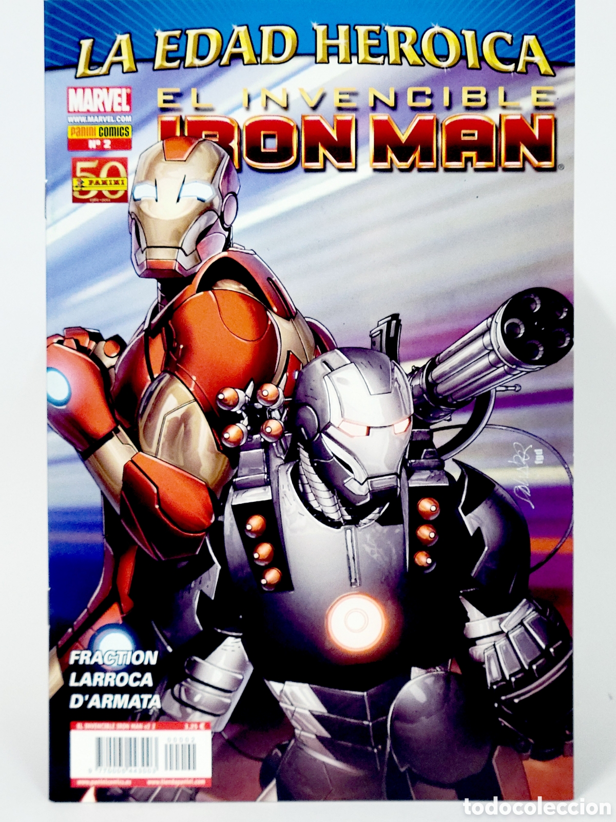 Comics : C&Oacute;MIC DE KIOSCO LA EDAD HEROICA EL INVENCIBLE IRON MAN 2 PANINI VOL.2 MARVEL VOLUMEN GRAPA