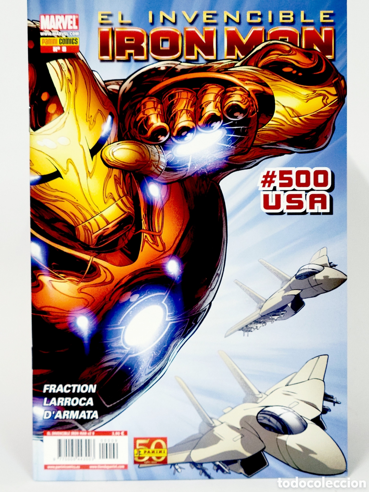 C&oacute;mics: C&Oacute;MIC DE KIOSCO EL INVENCIBLE IRON MAN 9 VOL.2 PANINI MARVEL VOLUMEN GRAPA - Foto 1