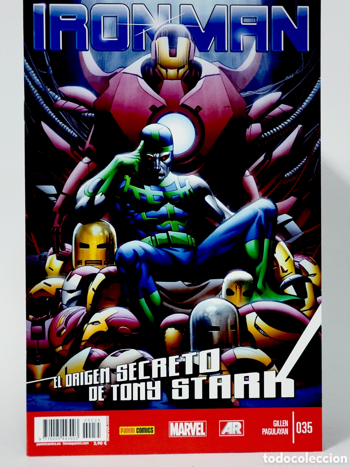 Comics: C&Oacute;MIC DE KIOSCO EL INVENCIBLE IRON MAN 35 EL ORIGEN SECRETO VOL.2 PANINI MARVEL VOLUMEN GRAPA