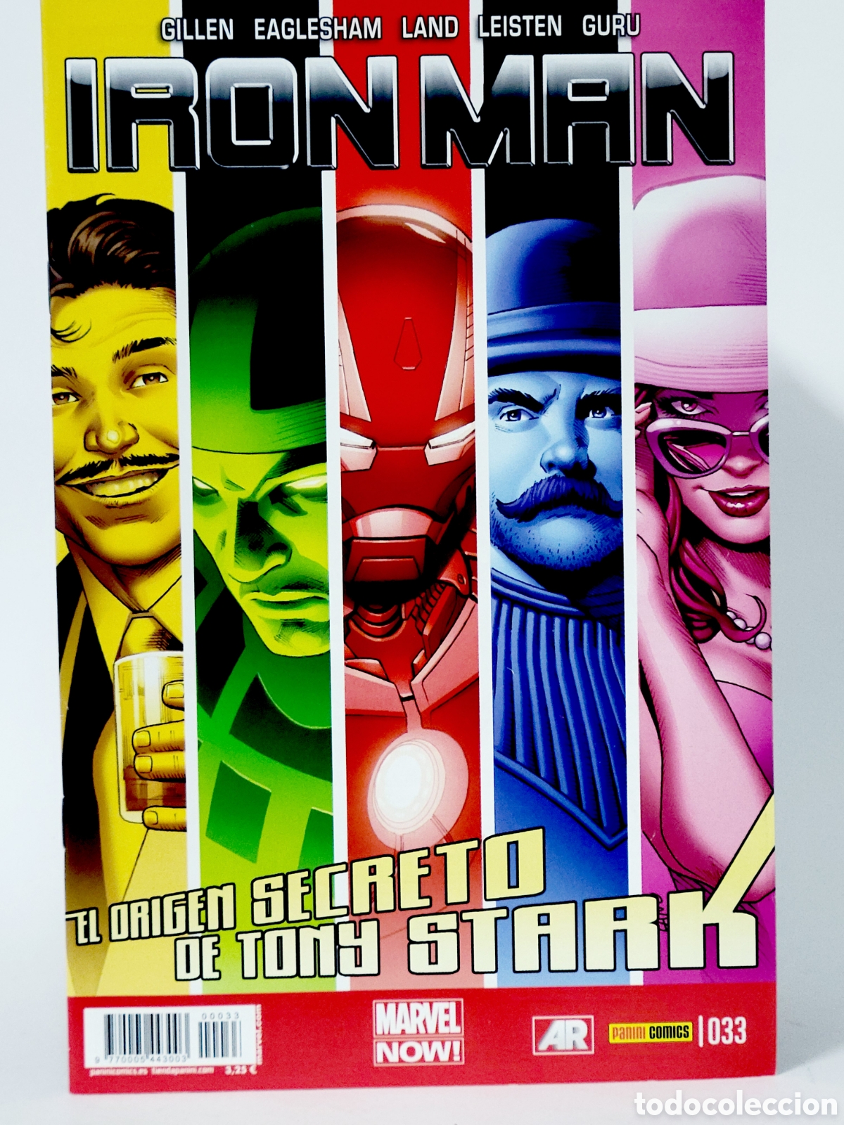 Comics: C&Oacute;MIC DE KIOSCO EL INVENCIBLE IRON MAN 33 VOL.2 PANINI MARVEL VOLUMEN GRAPA