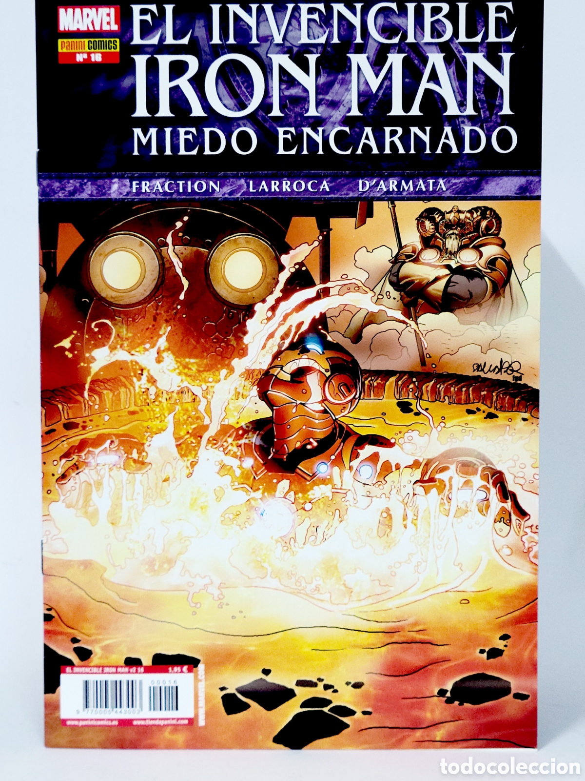 Comics: C&Oacute;MIC DE KIOSCO EL INVENCIBLE IRON MAN MIEDO ENCARNADO 16 VOL.2 PANINI MARVEL VOLUMEN GRAPA