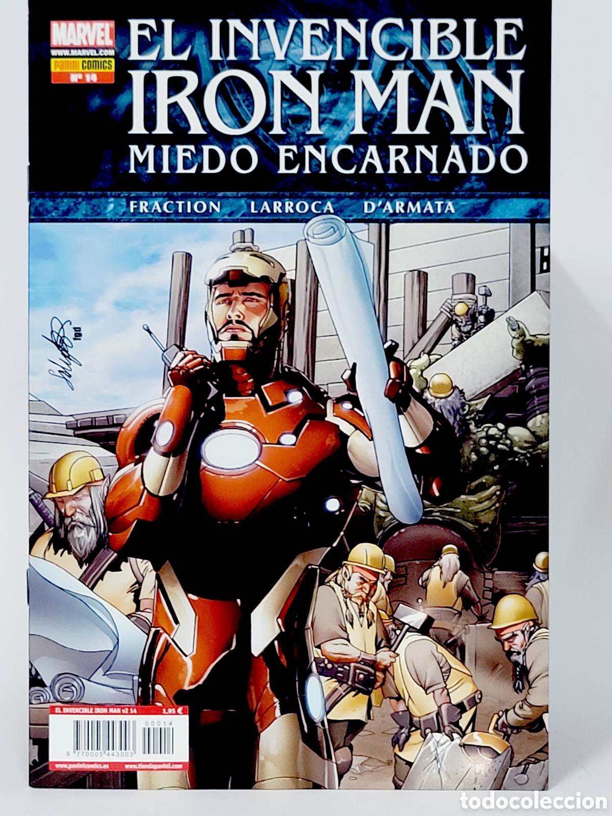 C&oacute;mics: C&Oacute;MIC DE KIOSCO EL INVENCIBLE IRON MAN MIEDO ENCARNADO 14 VOL.2 PANINI MARVEL VOLUMEN GRAPA