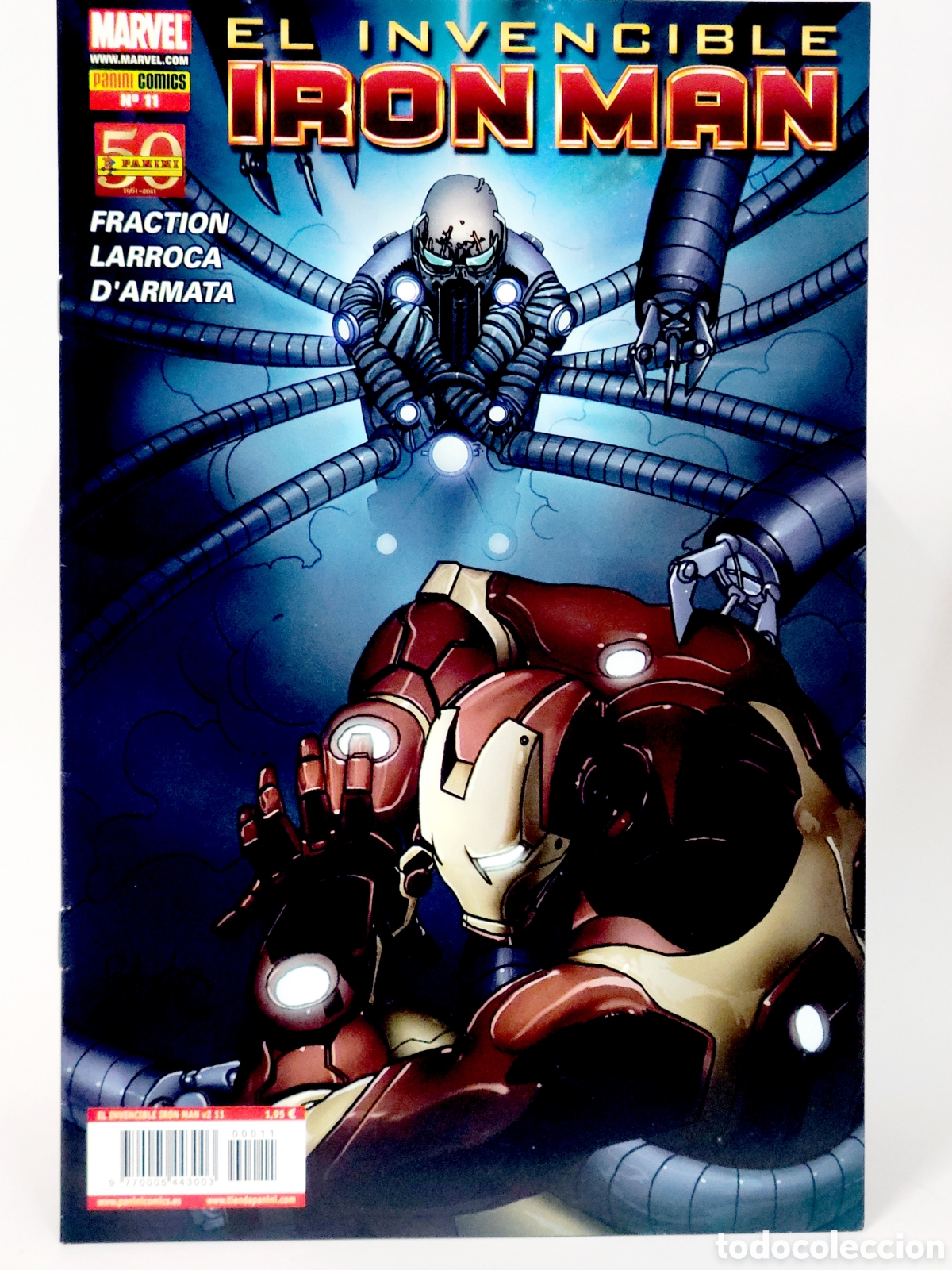 C&oacute;mics: C&Oacute;MIC DE KIOSCO EL INVENCIBLE IRON MAN 11 VOL.2 PANINI MARVEL VOLUMEN GRAPA