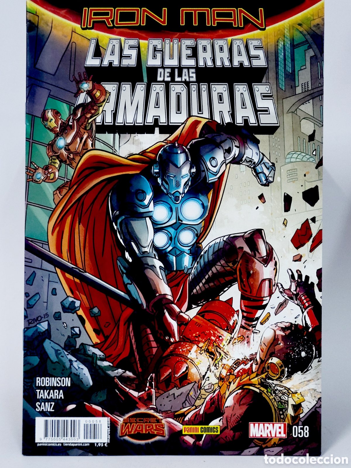 C&oacute;mics: C&Oacute;MIC DE KIOSCO EL INVENCIBLE IRON MAN LAS GUERRAS ARMADURAS 58 VOL.2 PANINI MARVEL VOLUMEN GRAPA