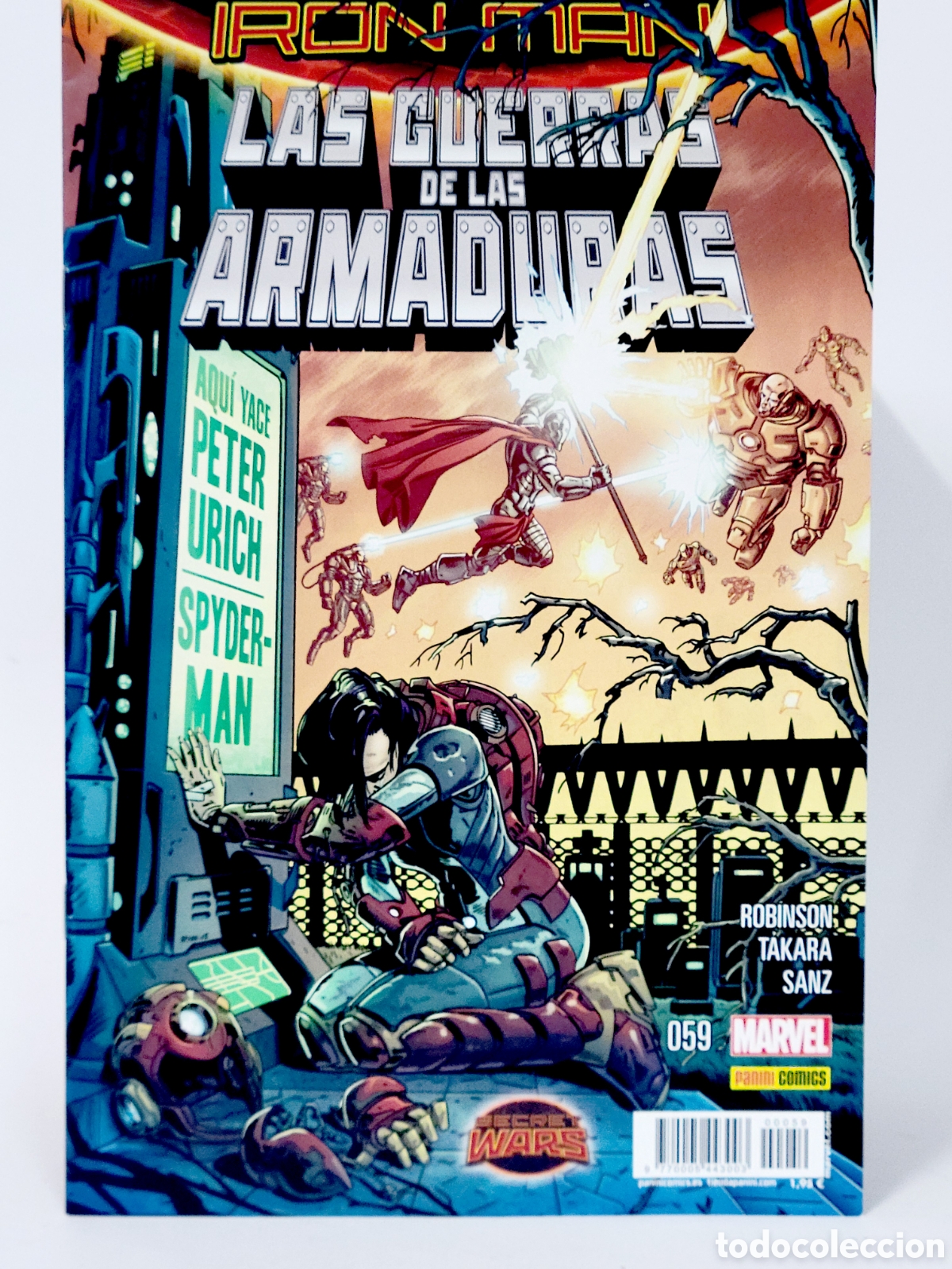 Comics: C&Oacute;MIC DE KIOSCO EL INVENCIBLE IRON MAN LAS GUERRAS ARMADURAS 59 VOL.2 PANINI MARVEL VOLUMEN GRAPA