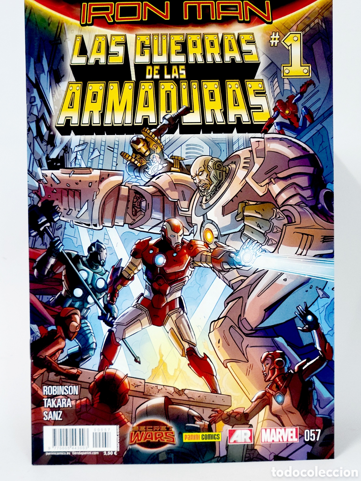 Comics: C&Oacute;MIC DE KIOSCO EL INVENCIBLE IRON MAN LAS GUERRAS ARMADURAS 57 VOL.2 PANINI MARVEL VOLUMEN GRAPA