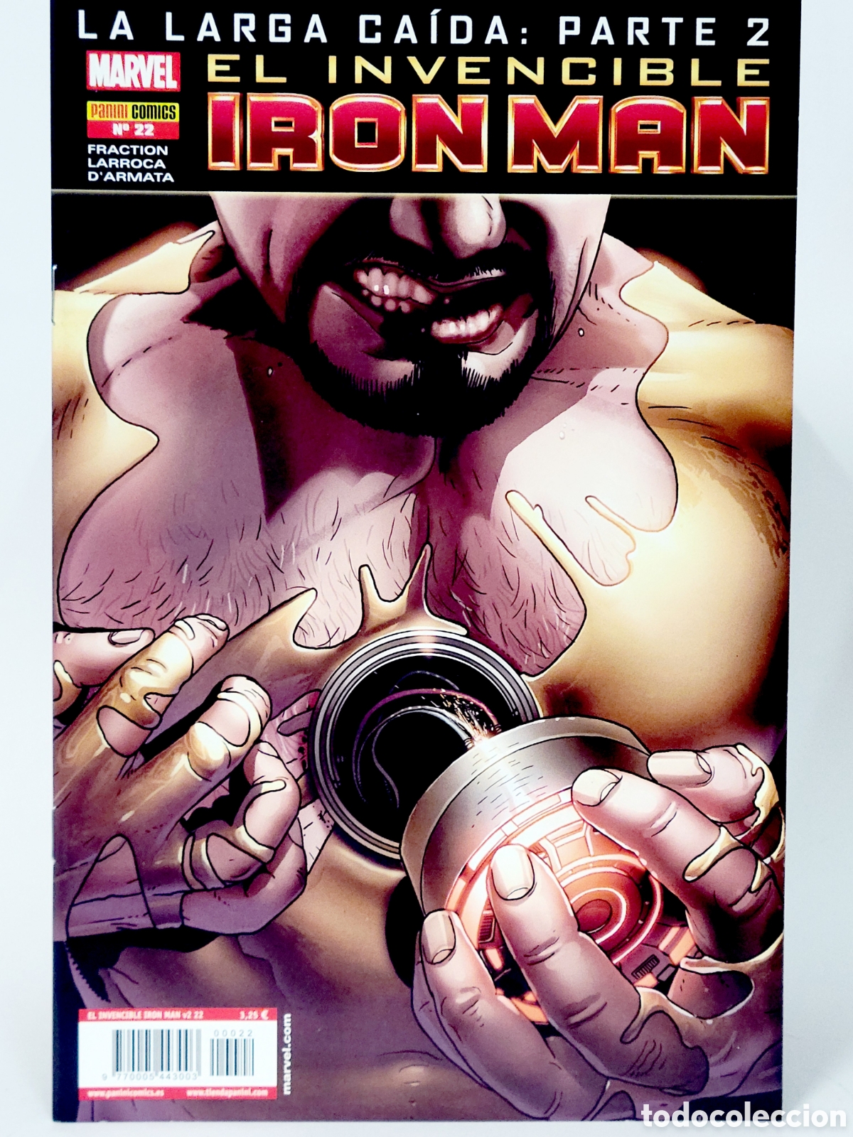 C&oacute;mics: C&Oacute;MIC DE KIOSCO EL INVENCIBLE IRON MAN 22 LA LARGA CA&Iacute;DA PARTE 2 PANINI VOL.2 MARVEL VOLUMEN GRAPA