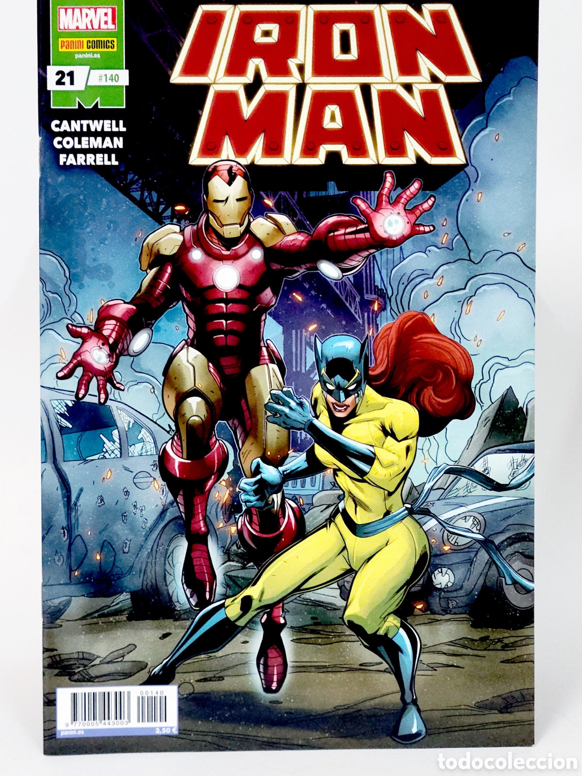 Comics: C&Oacute;MIC DE KIOSCO EL INVENCIBLE IRON MAN 140 VOL.2 PANINI 21 MARVEL VOLUMEN GRAPA