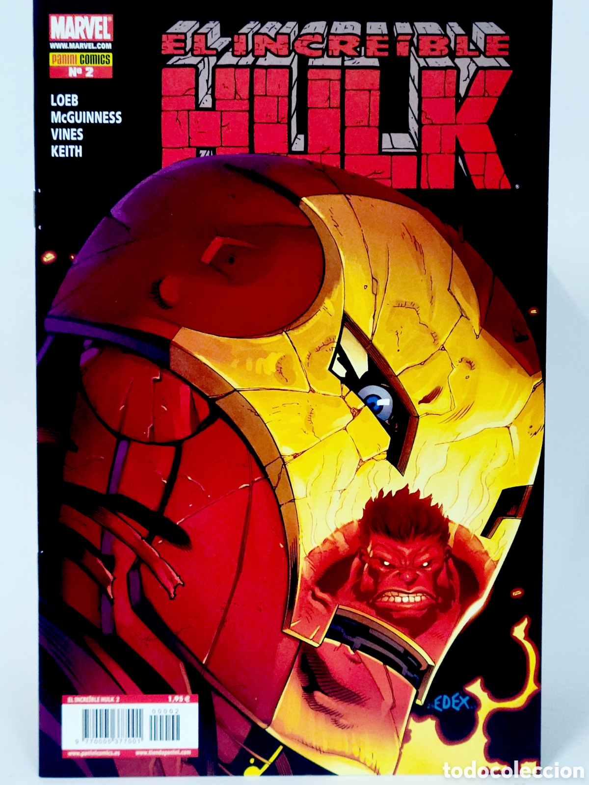 C&oacute;mics: C&Oacute;MIC DE KIOSCO EL INCRE&Iacute;BLE HULK 2 PANINI MARVEL VOLUMEN GRAPA