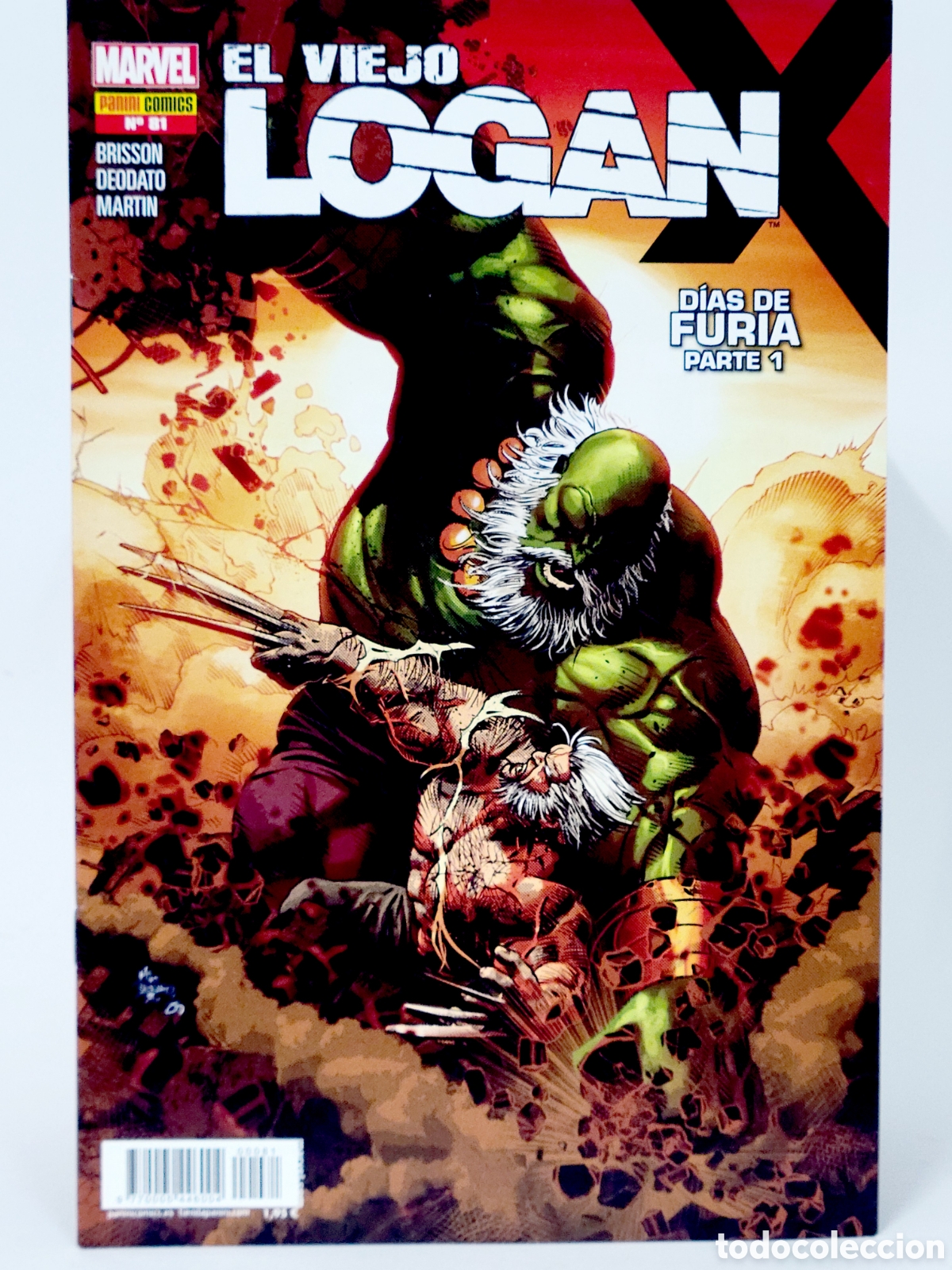 C&oacute;mics: C&Oacute;MIC DE KIOSCO LOBEZNO EL VIEJO LOGAN 81 PANINI VOL.5 MARVEL VOLUMEN GRAPA