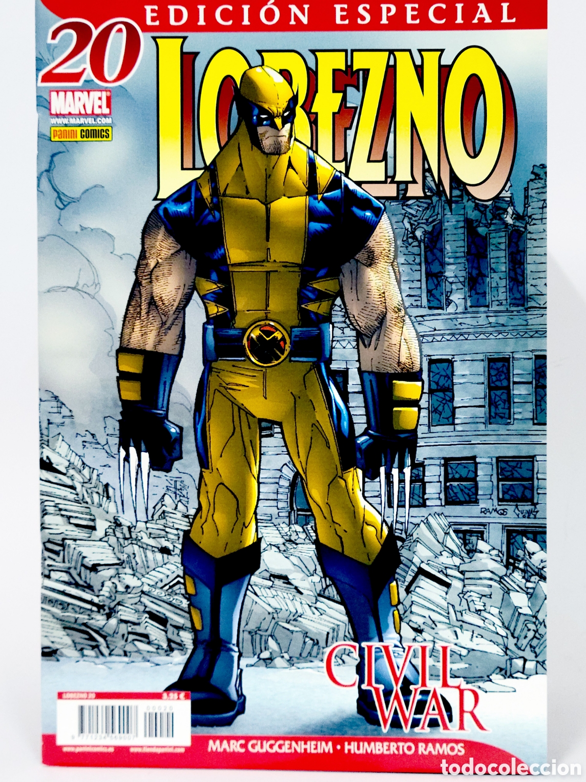 Comics: C&Oacute;MIC DE KIOSCO LOBEZNO 20 CIVIL WAR EDICI&Oacute;N ESPECIAL PANINI VOL.5 MARVEL VOLUMEN GRAPA