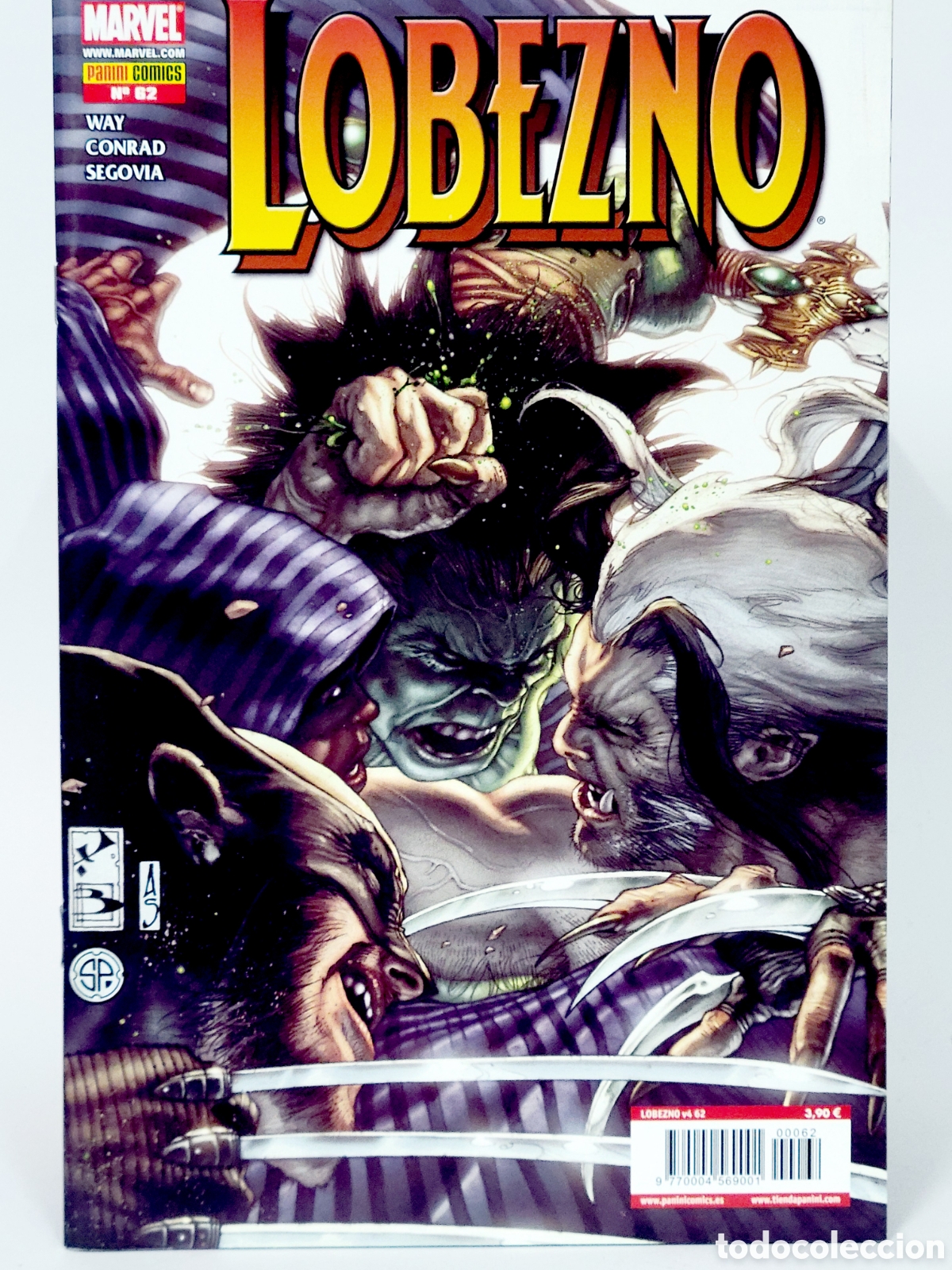 Comics: C&Oacute;MIC DE KIOSCO LOBEZNO 62 PANINI VOL.5 MARVEL VOLUMEN GRAPA