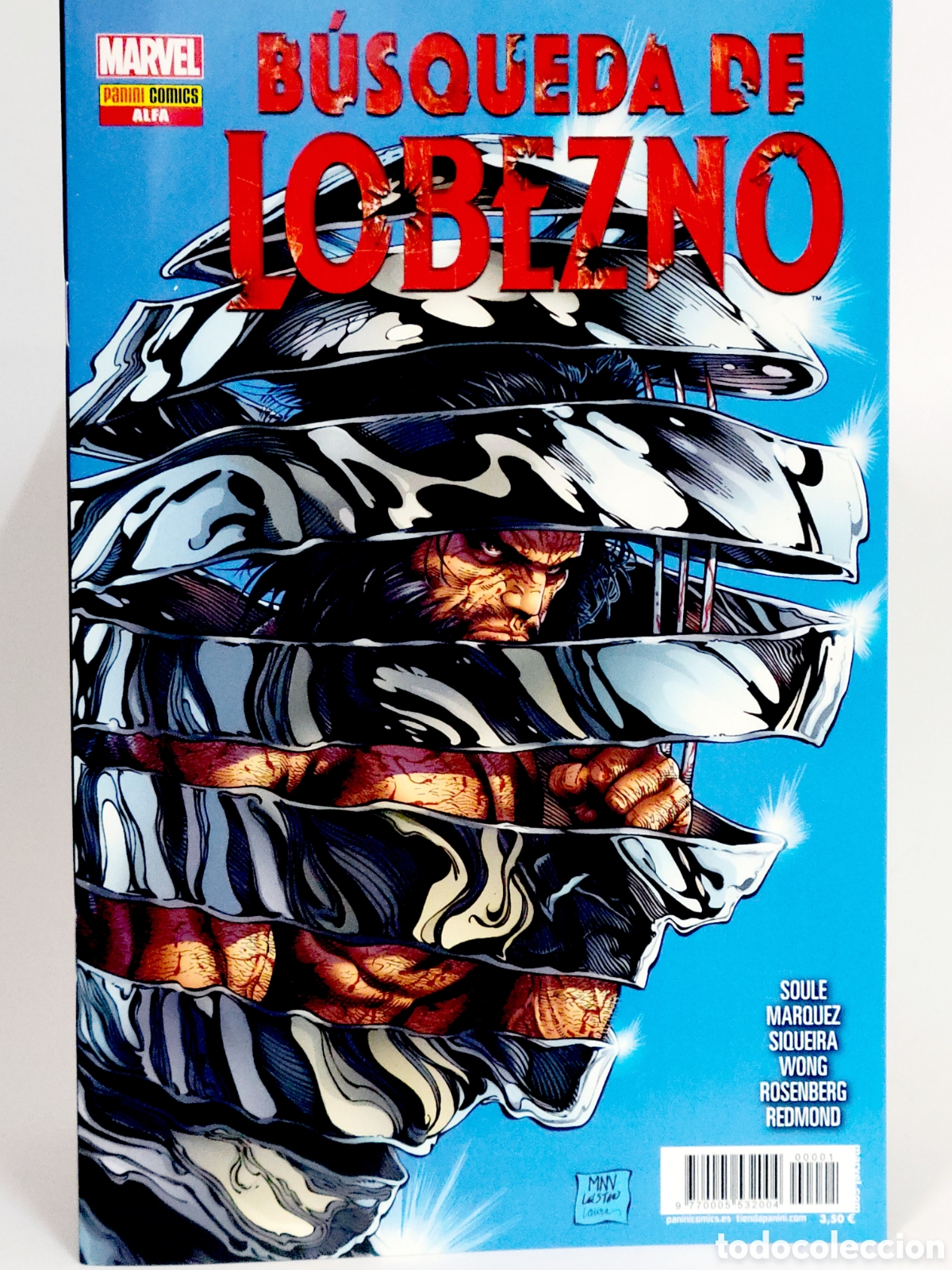 Comics: C&Oacute;MIC DE KIOSCO B&Uacute;SQUEDA DE LOBEZNO ALFA PANINI MARVEL GRAPA