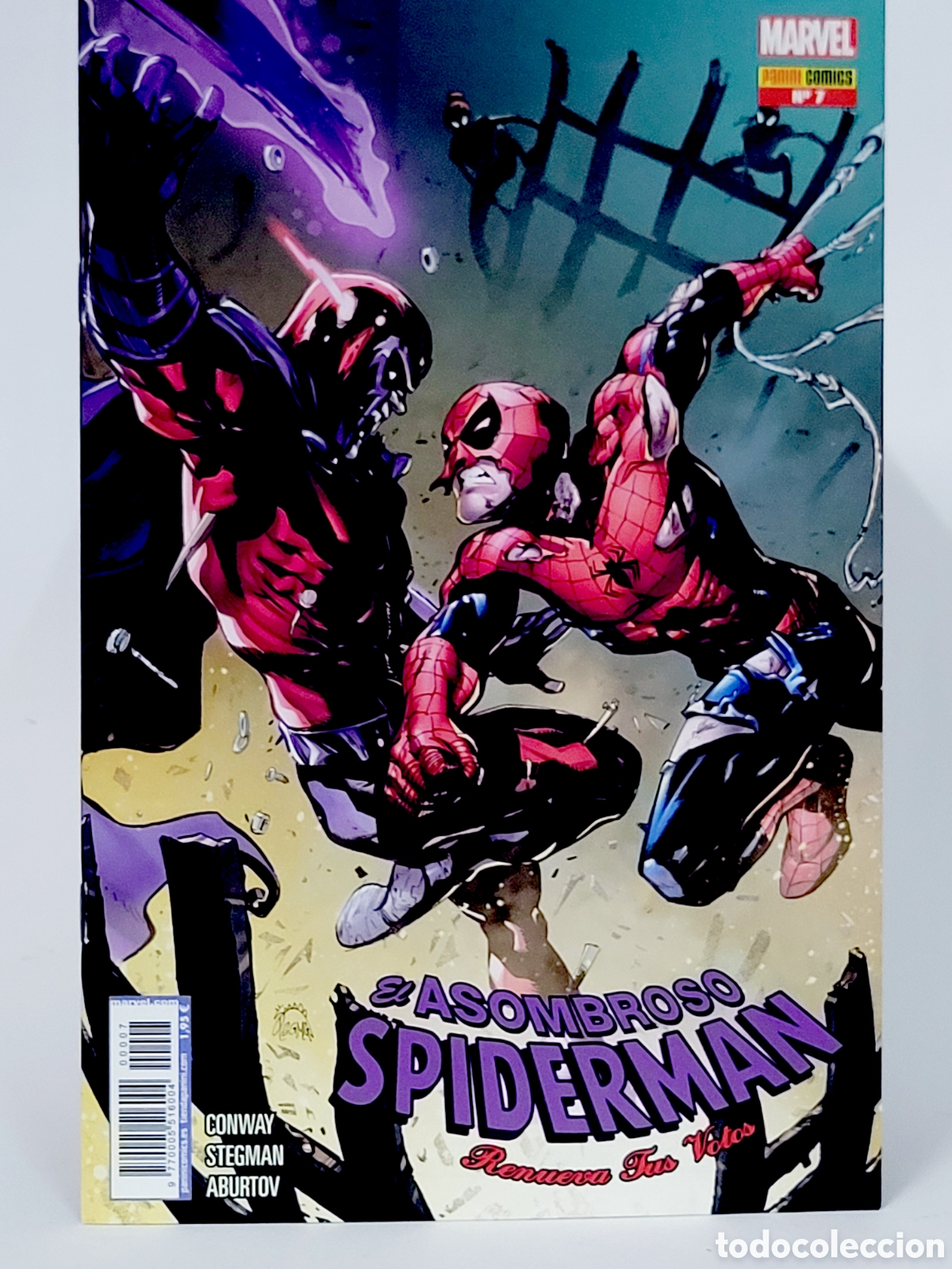 Comics : C&Oacute;MIC DE KIOSCO EL ASOMBROSO SPIDERMAN 7 RENUEVA TUS VOTOS PANINI MARVEL GRAPA