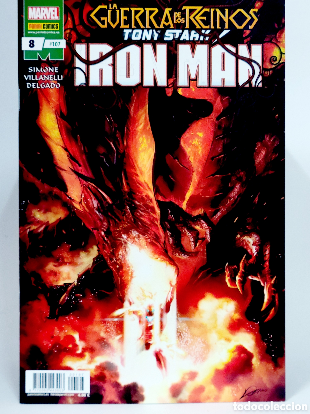 Comics: C&Oacute;MIC DE KIOSCO LA GUERRA DE LOS REINOS TONY STARK IRON MAN 107 PANINI 8 MARVEL GRAPA
