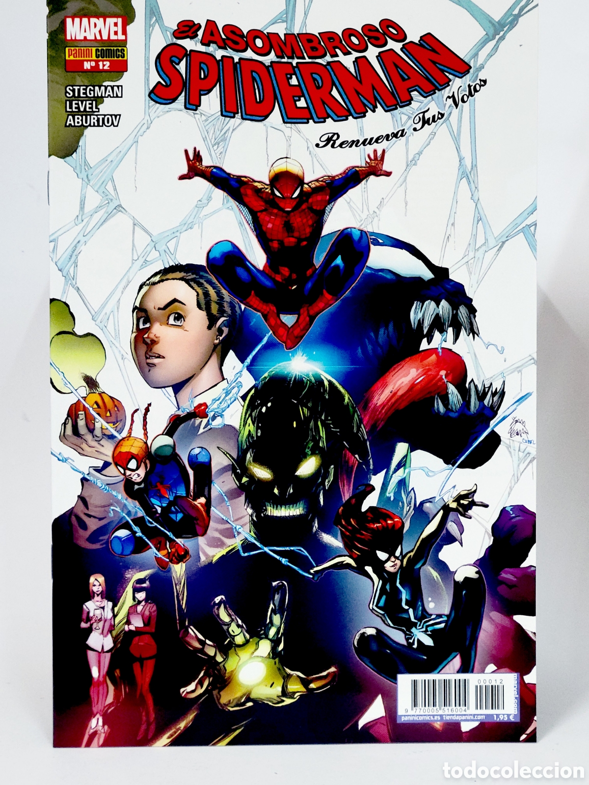 C&oacute;mics: C&Oacute;MIC DE KIOSCO EL ASOMBROSO SPIDERMAN 12 RENUEVA TUS VOTOS PANINI MARVEL GRAPA
