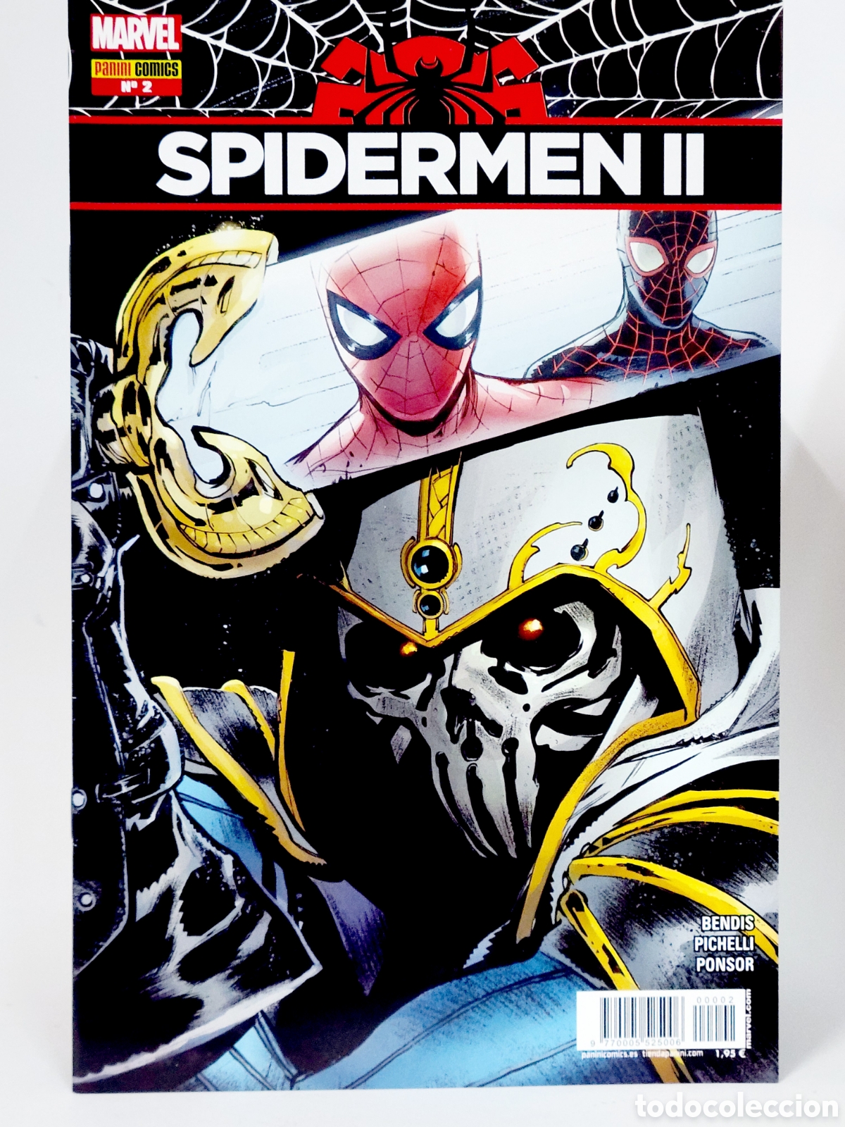 C&oacute;mics: C&Oacute;MIC DE KIOSCO SPIDERMEN II 2 PANINI MARVEL GRAPA
