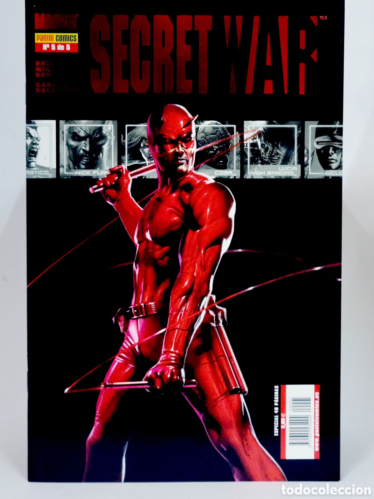 C&oacute;mics: C&Oacute;MIC DE KIOSCO SECRET WAR 5 PANINI MARVEL GRAPA