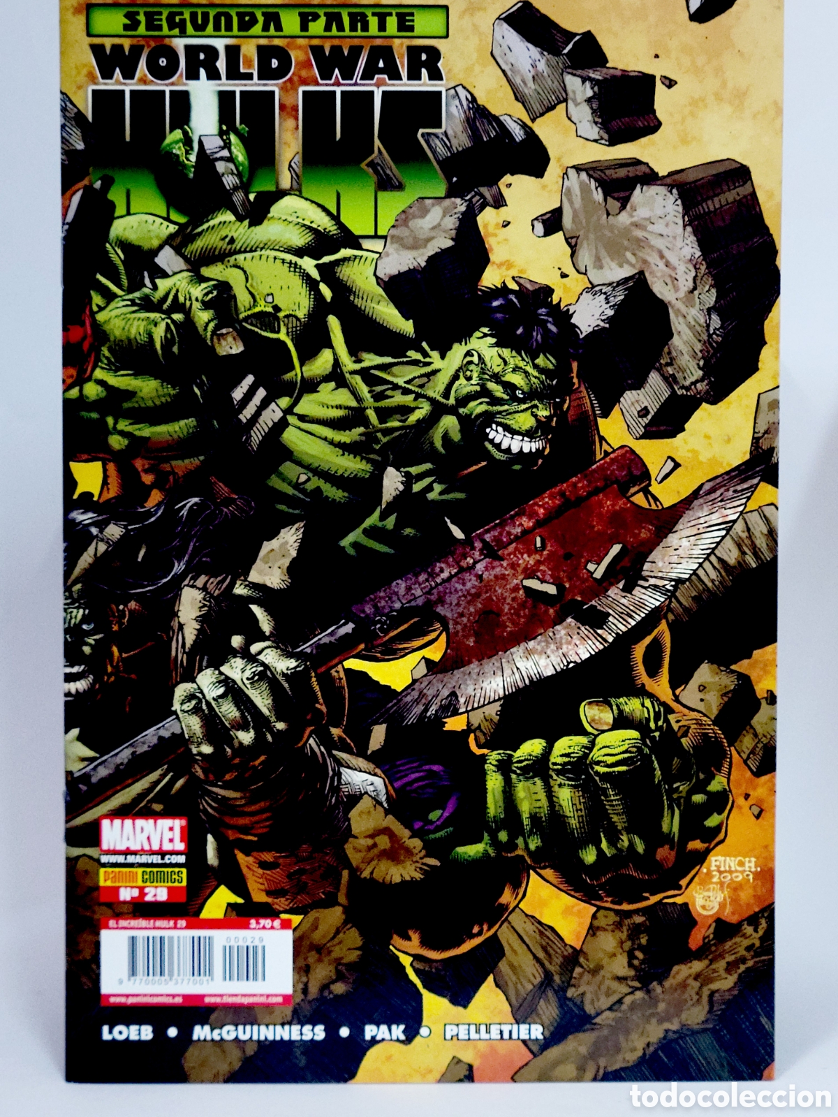 Comics: C&Oacute;MIC DE KIOSCO LOS INCRE&Iacute;BLES HULKS 29 WORLD WAR SEGUNDA PARTE PANINI MARVEL GRAPA