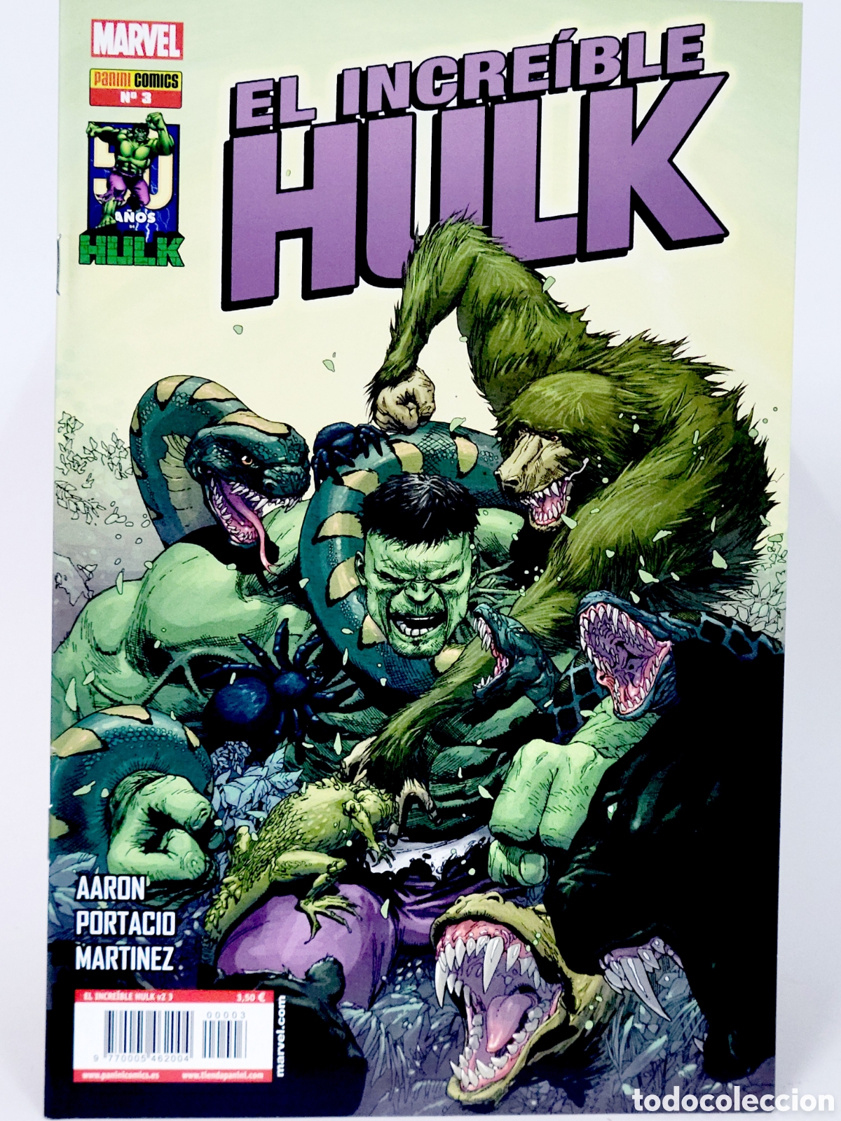 Comics: C&Oacute;MIC DE KIOSCO EL INCRE&Iacute;BLE HULK 3 PANINI MARVEL GRAPA