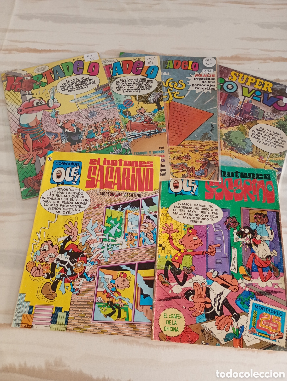 C&oacute;mics: PACK DE 6 TEBEOS HUMOR BRUGUERA Y EDICIONES B