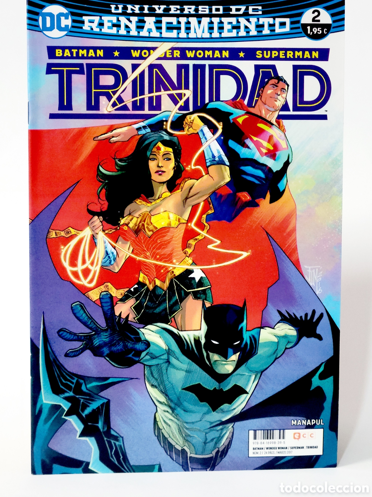 C&oacute;mics: C&Oacute;MIC UNIVERSO DC RENACIMIENTO TRINIDAD 2 BATMAN WONDER WOMAN SUPERMAN DC ECC GRAPA DE KIOSCO
