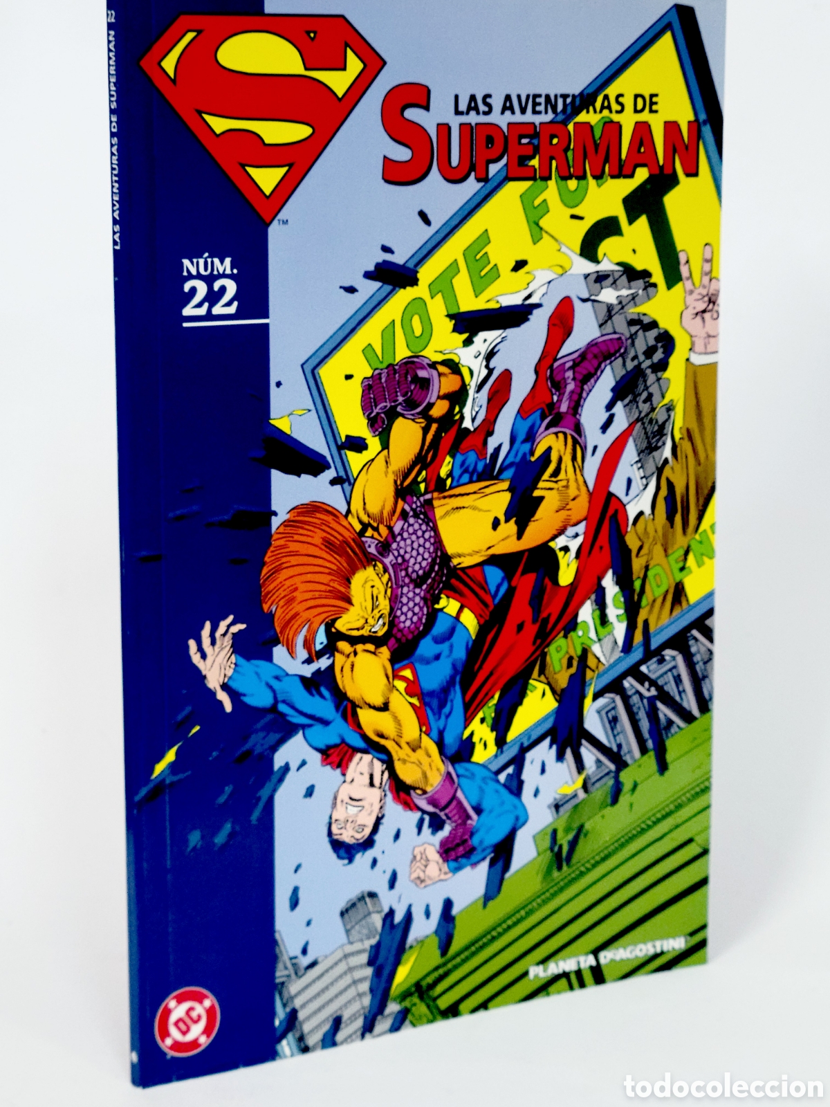 Comics: C&Oacute;MIC LAS AVENTURAS DE SUPERMAN 22 COLECCIONABLE DC PLANETA DEAGOSTINI DE KIOSCO
