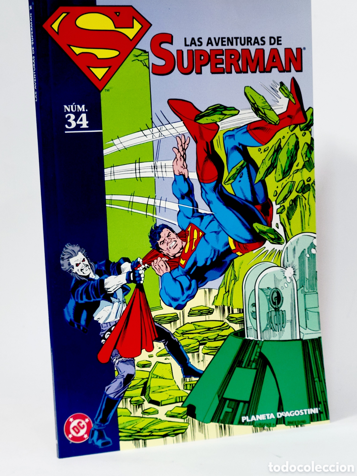 Comics: C&Oacute;MIC LAS AVENTURAS DE SUPERMAN 34 COLECCIONABLE DC PLANETA DEAGOSTINI DE KIOSCO
