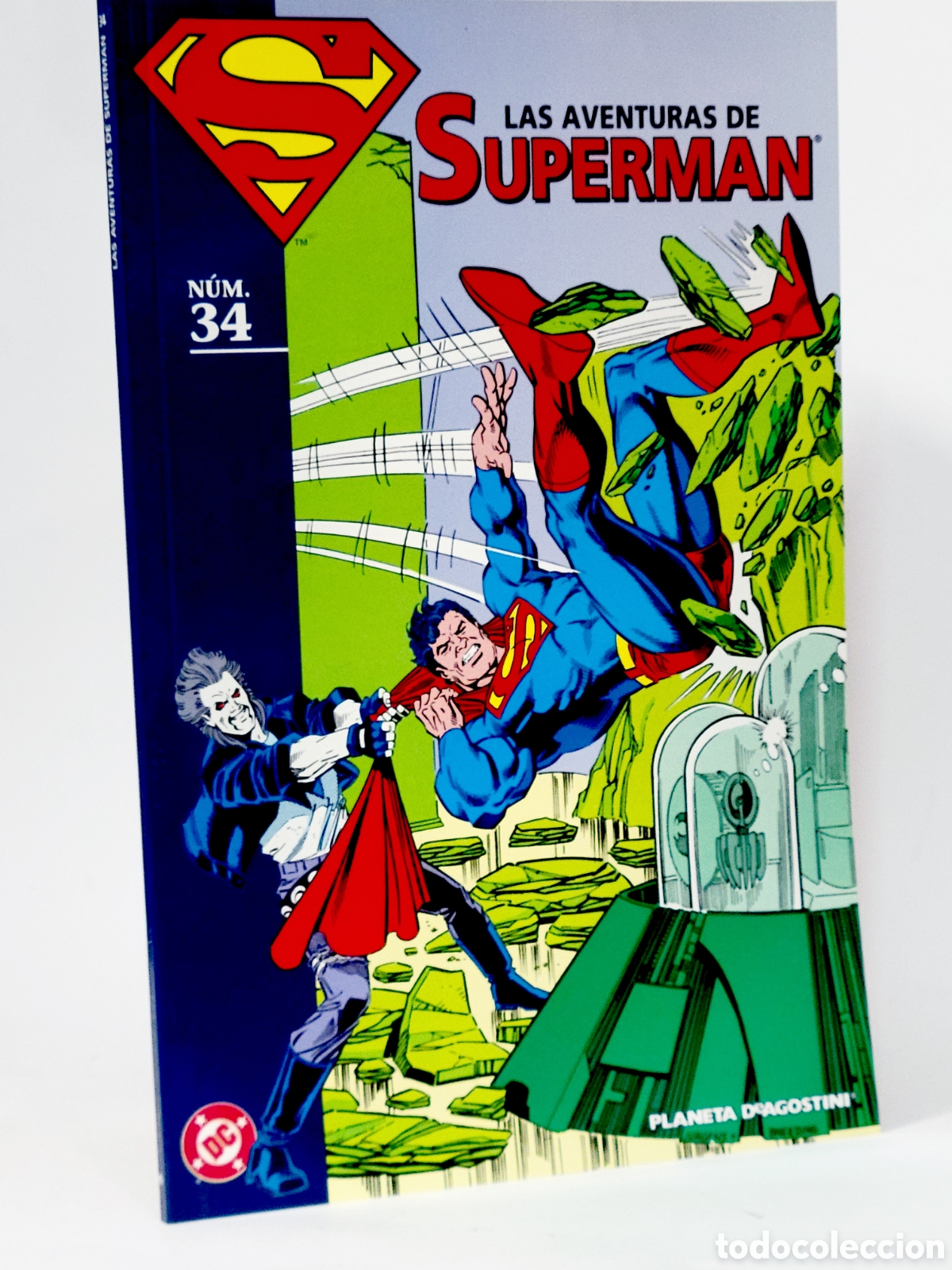 Comics: C&Oacute;MIC LAS AVENTURAS DE SUPERMAN 34 COLECCIONABLE DC PLANETA DEAGOSTINI DE KIOSCO