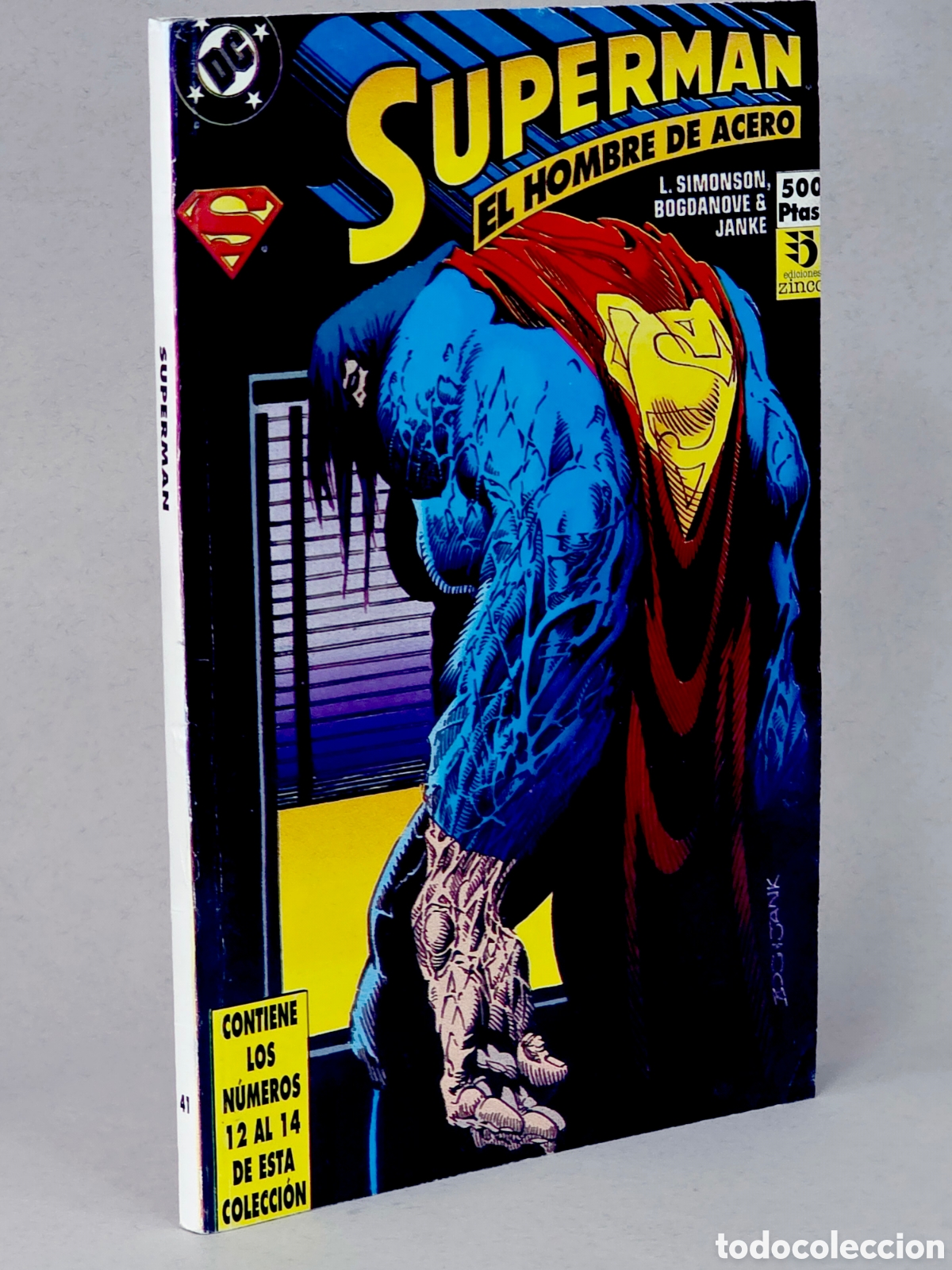 Comics: C&Oacute;MIC SUPERMAN EL HOMBRE DE ACERO 12 AL 14 RETAPADO 41 EDICIONES ZINCO DC EXCELENTE ESTADO