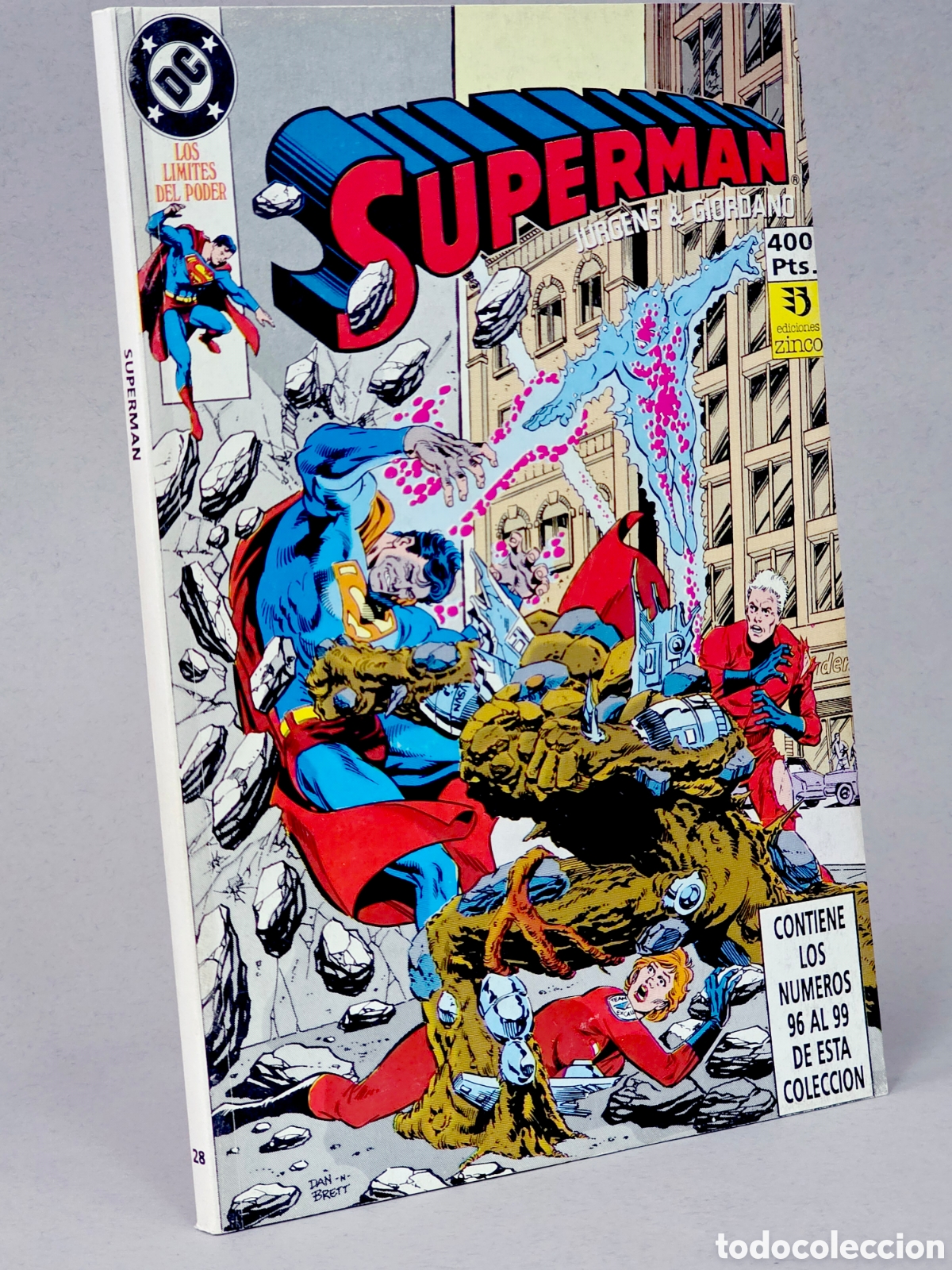 Comics: C&Oacute;MIC SUPERMAN 96 AL 99 RETAPADO 28 EDICIONES ZINCO DC EXCELENTE ESTADO