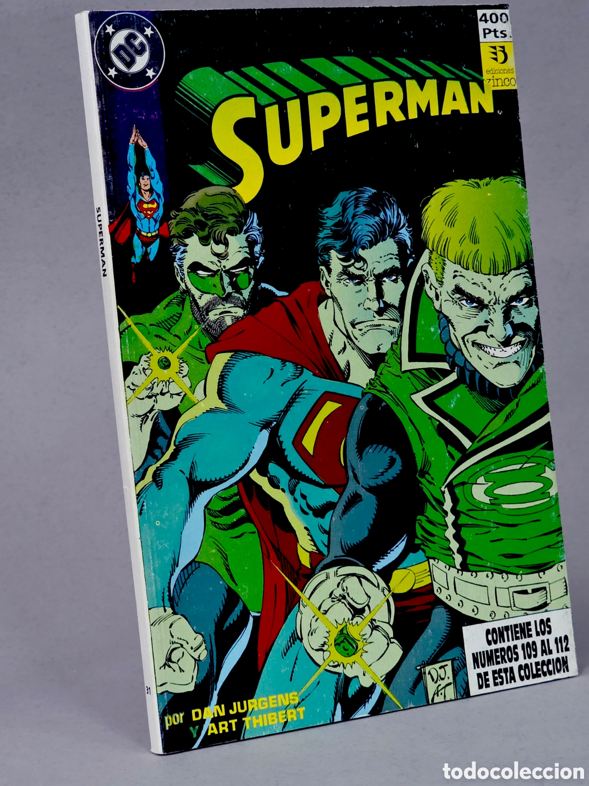 Comics: C&Oacute;MIC SUPERMAN 109 AL 112 RETAPADO 31 EDICIONES ZINCO DC EXCELENTE ESTADO